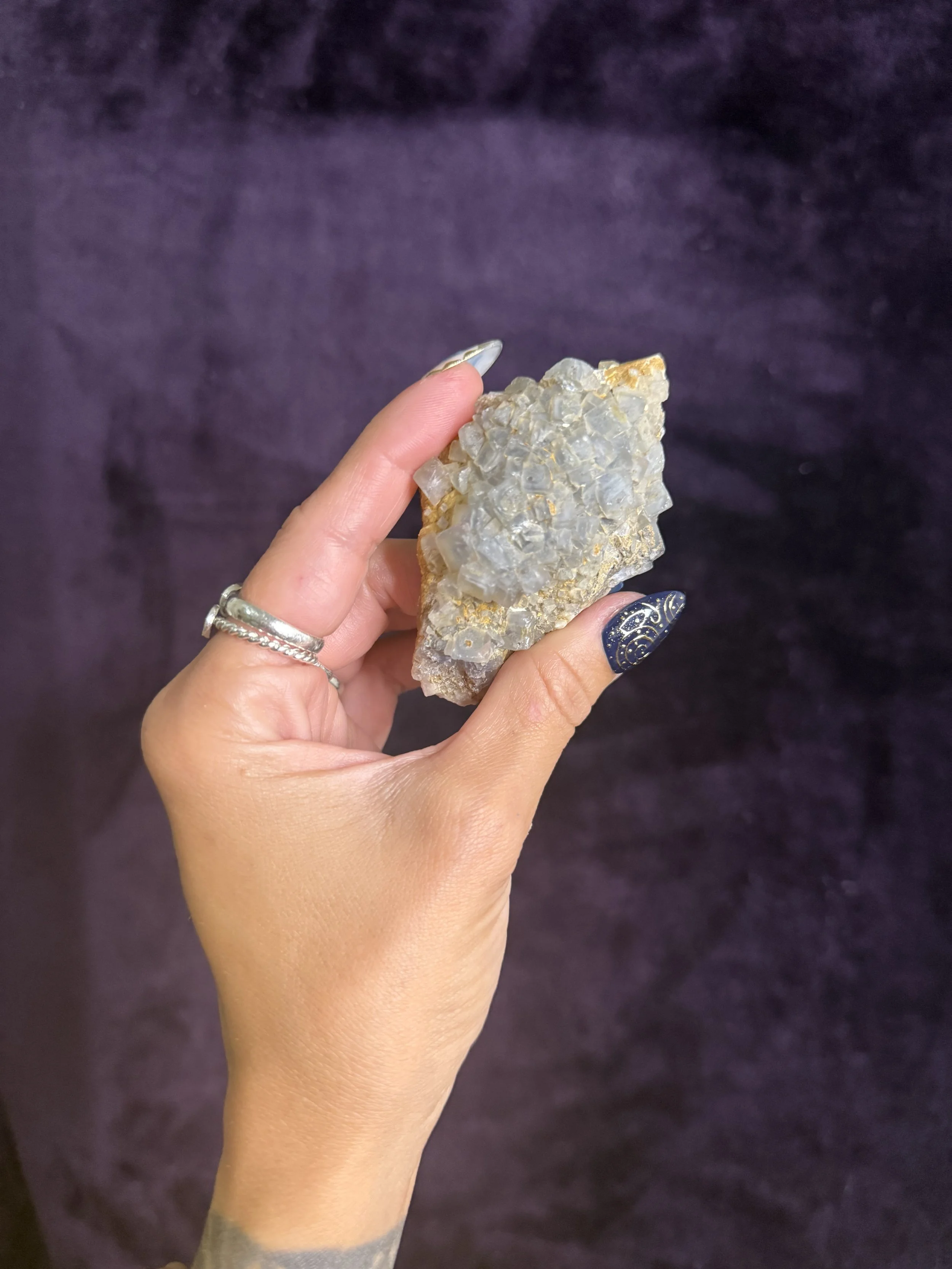 Blue Fluorite Specimen | UV Reactive