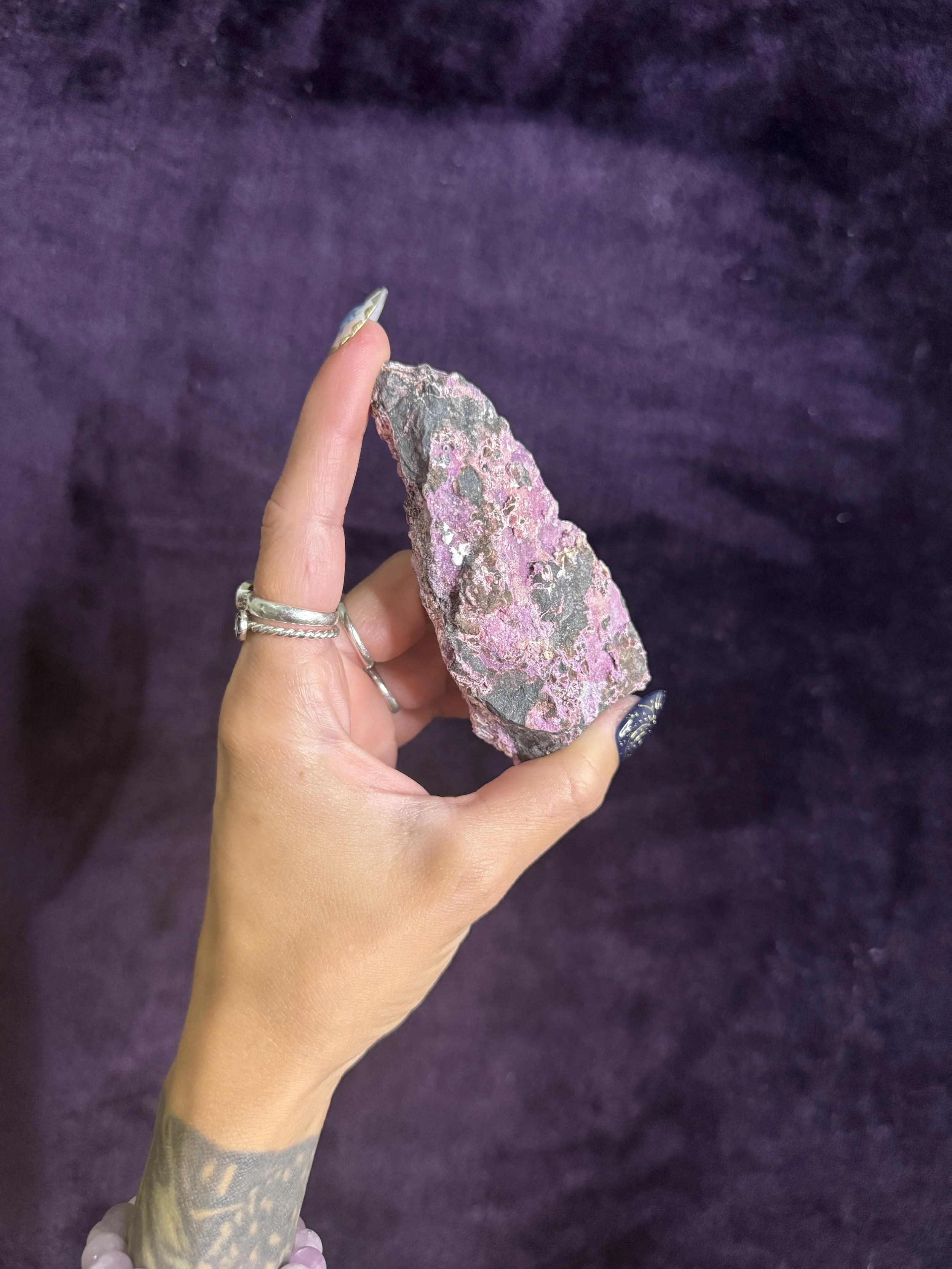 Cobalt Calcite Specimen B