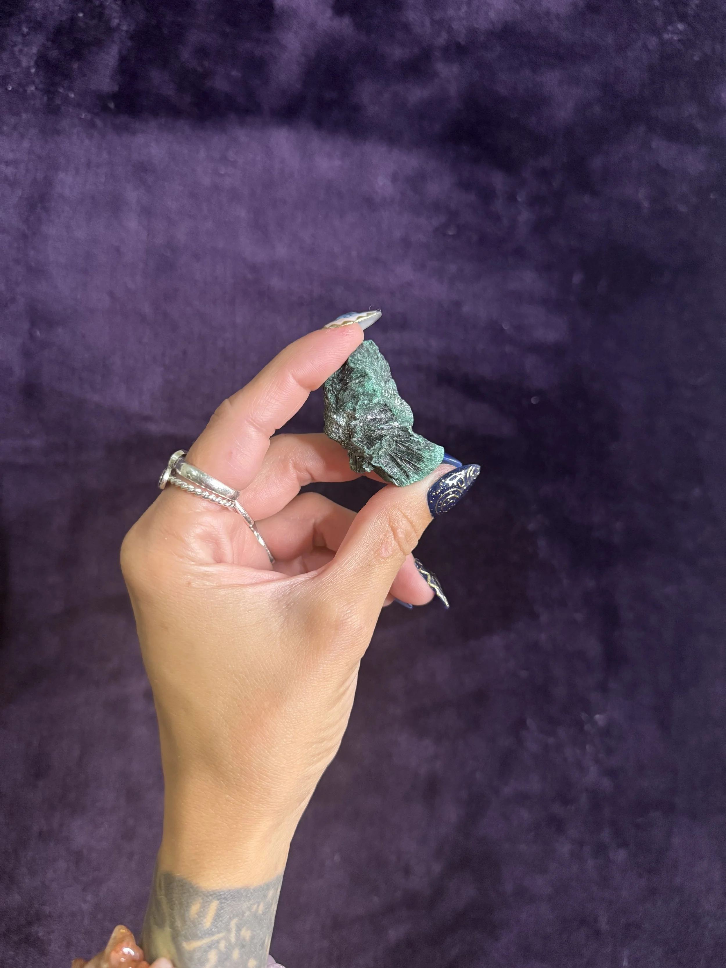 Mini Velvet Malachite Specimen