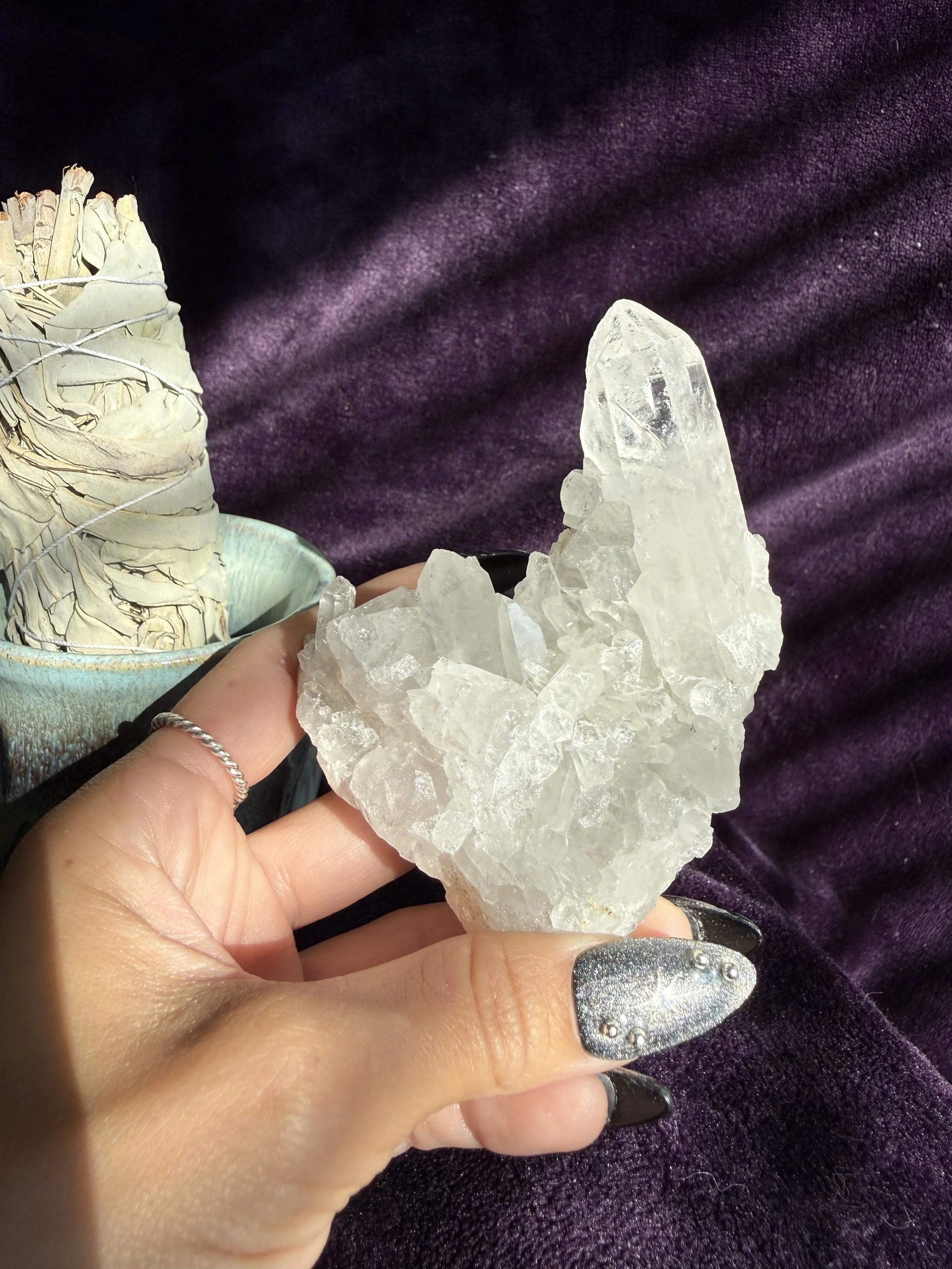 Brazilian Clear Quartz Cluster H