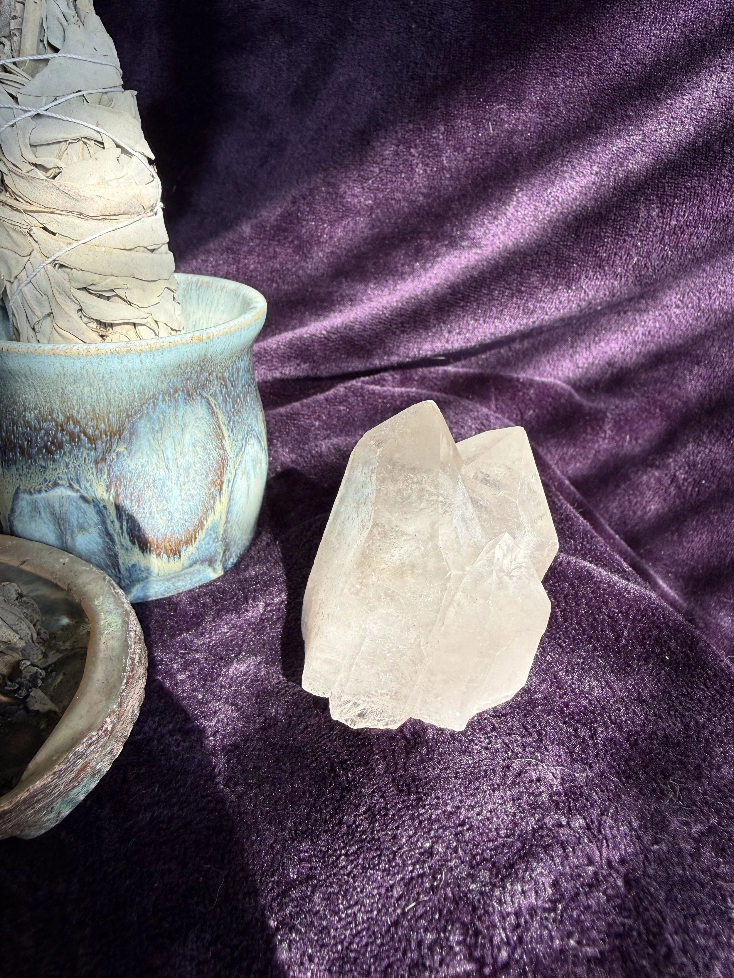 Brazilian Clear Quartz Cluster F