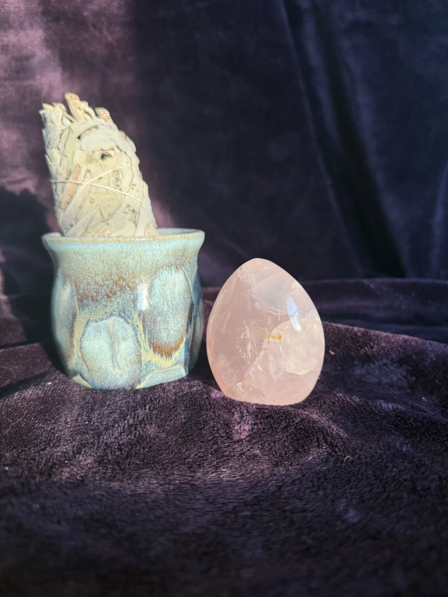 Rose Quartz with Golden Healer Freeform C