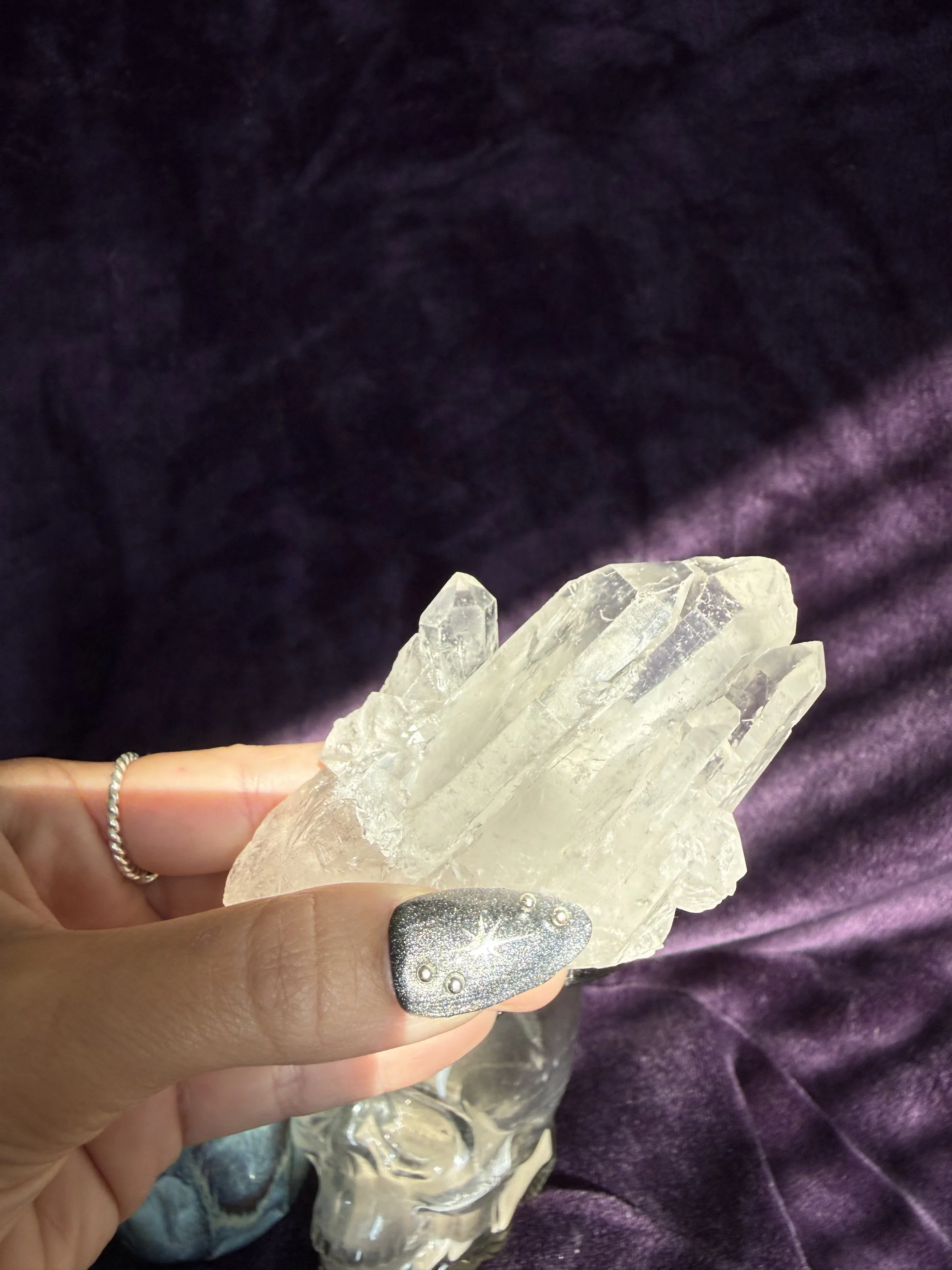 Brazilian Clear Quartz Cluster D