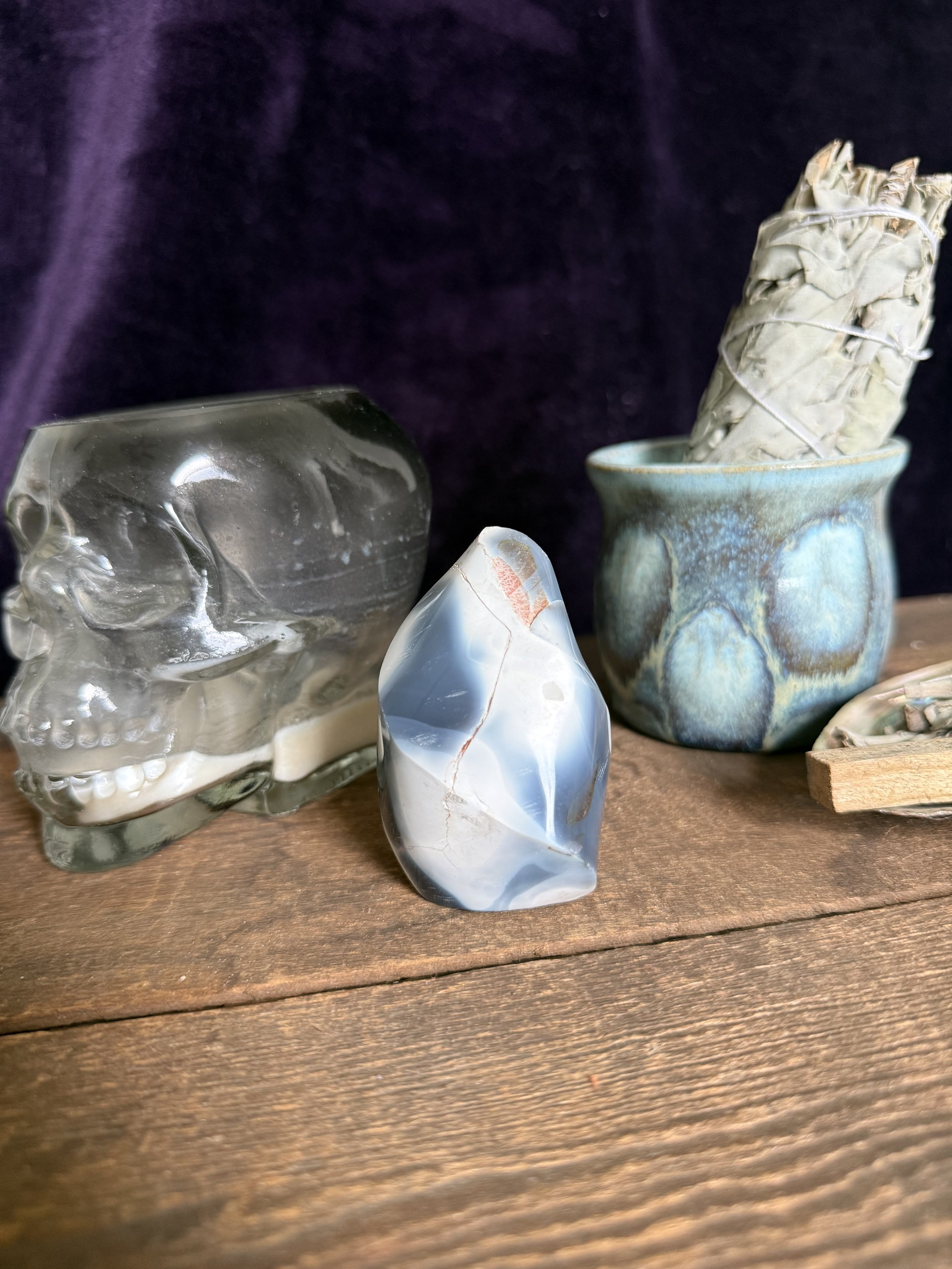 Orca Agate Mini Flame