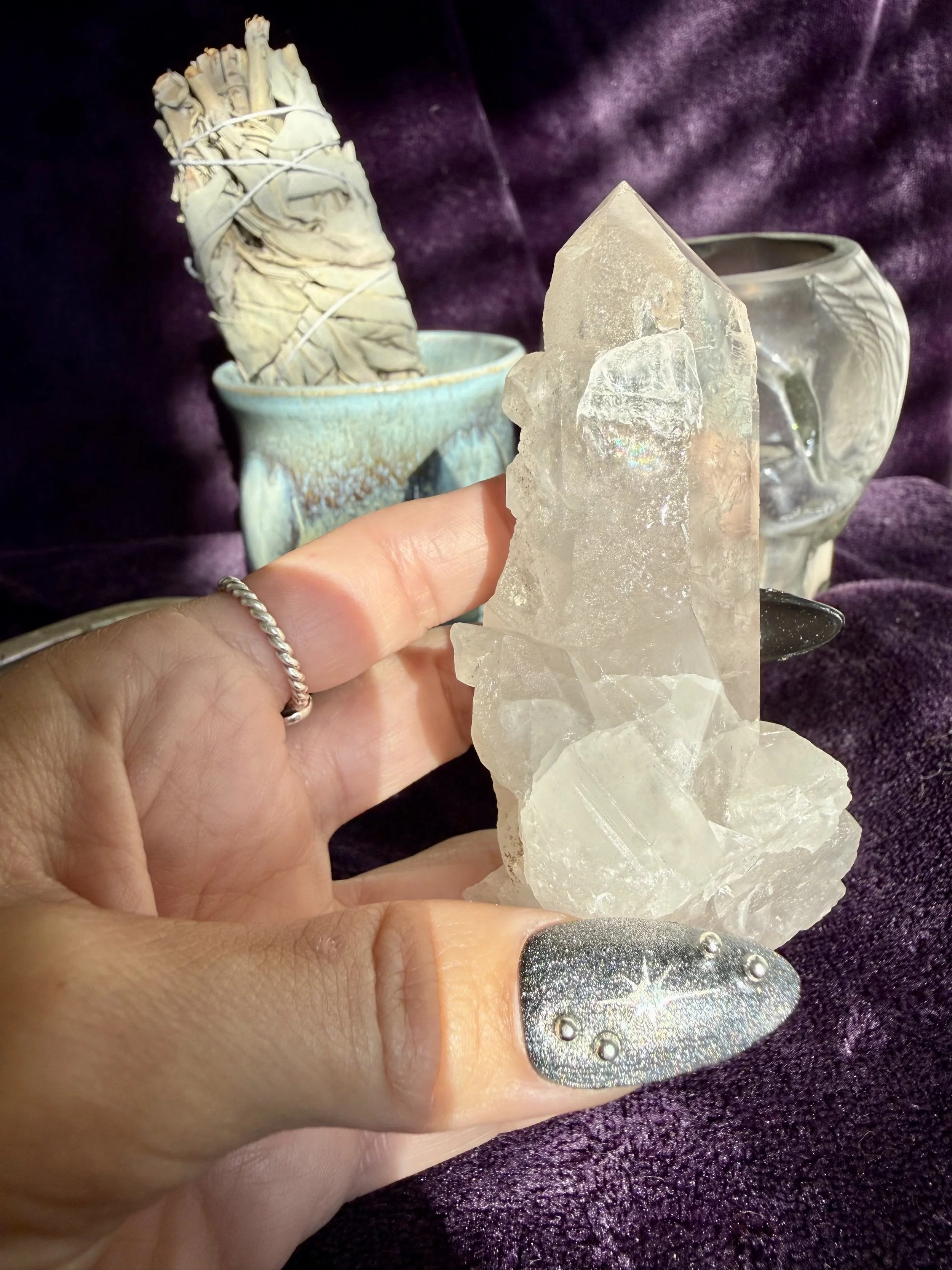 Brazilian Clear Quartz Cluster C