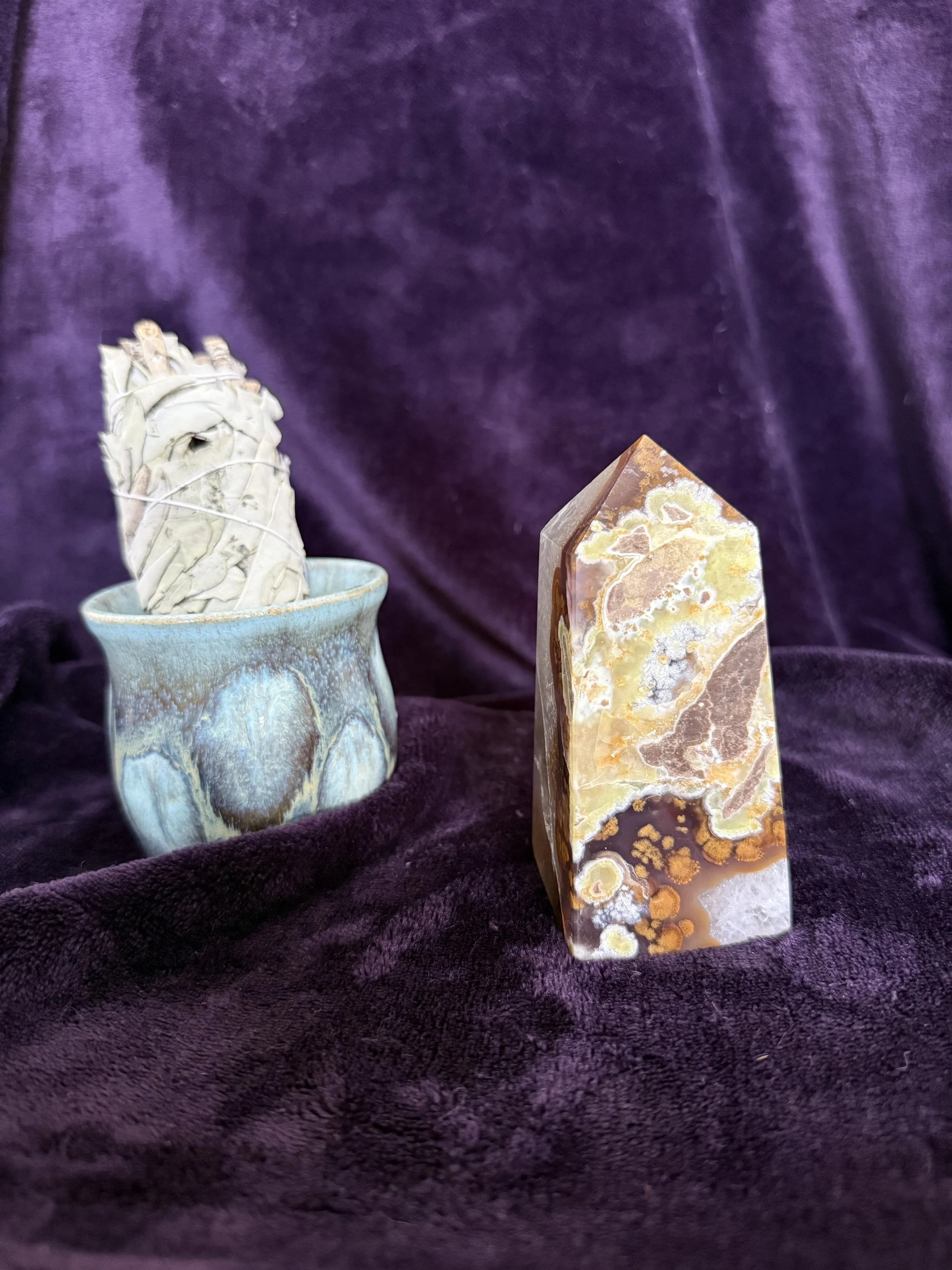 Plume Agate Tower