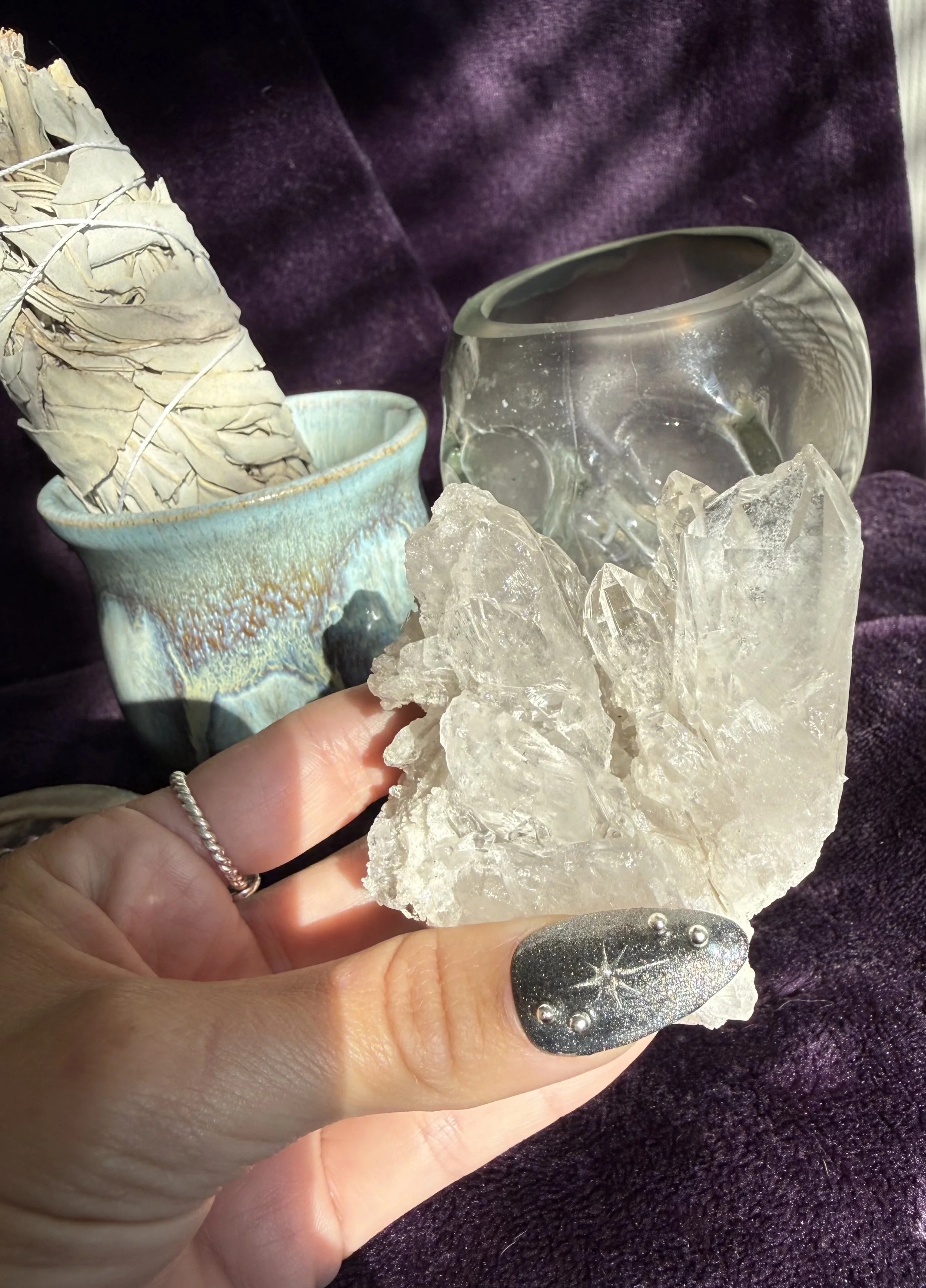 Brazilian Clear Quartz Cluster I