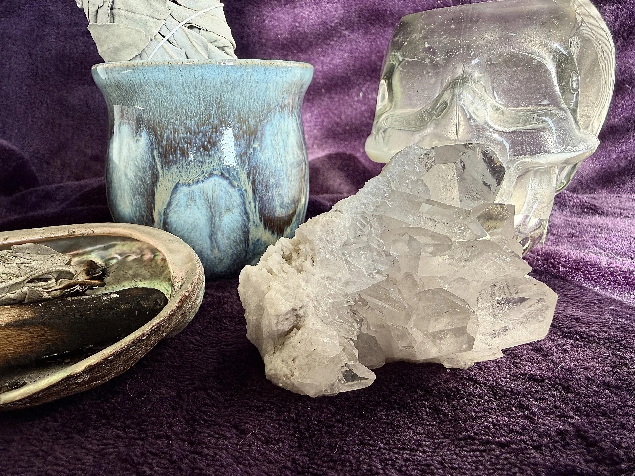 Brazilian Clear Quartz Cluster B