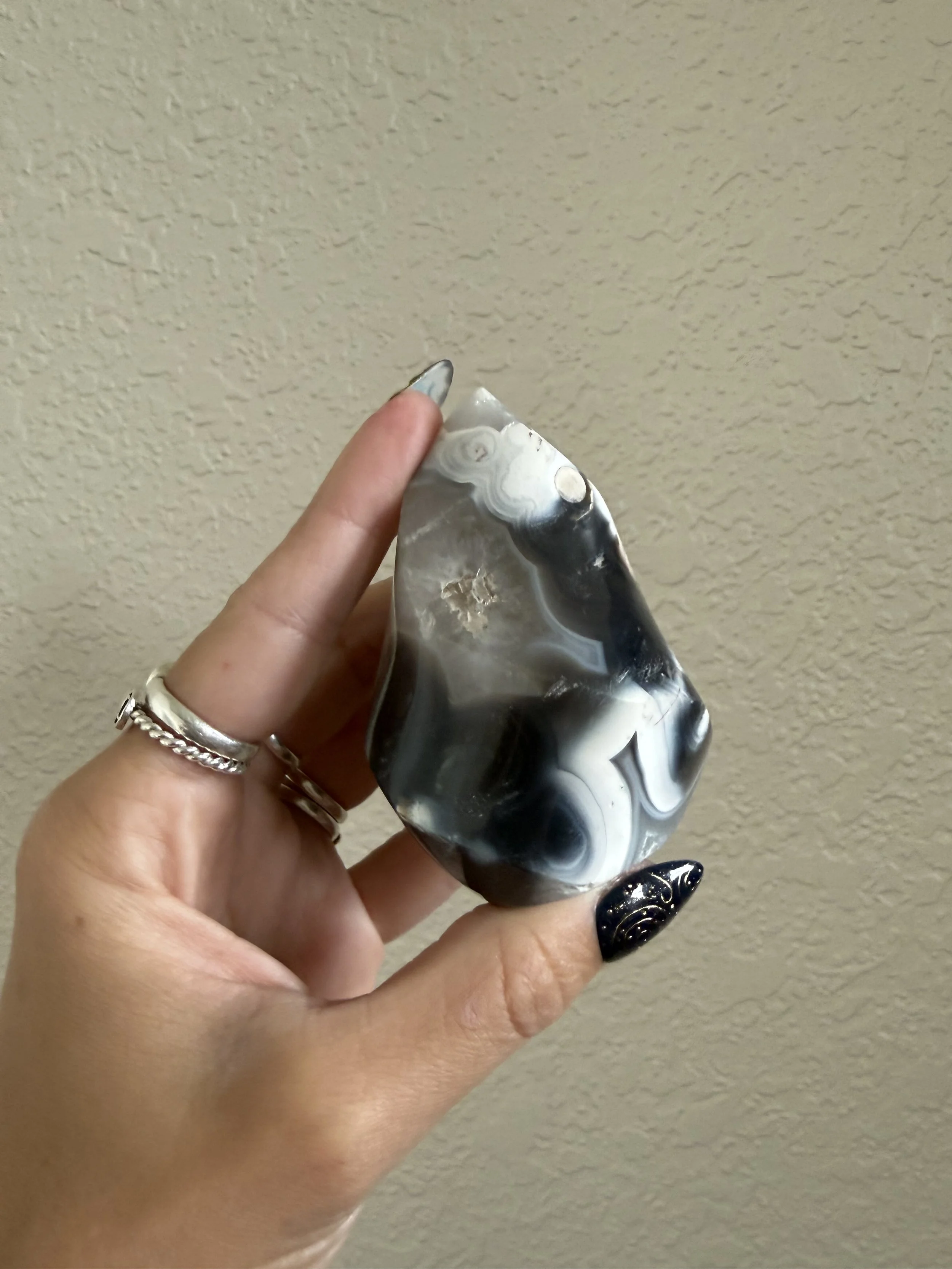 Orca Agate Mini Flame