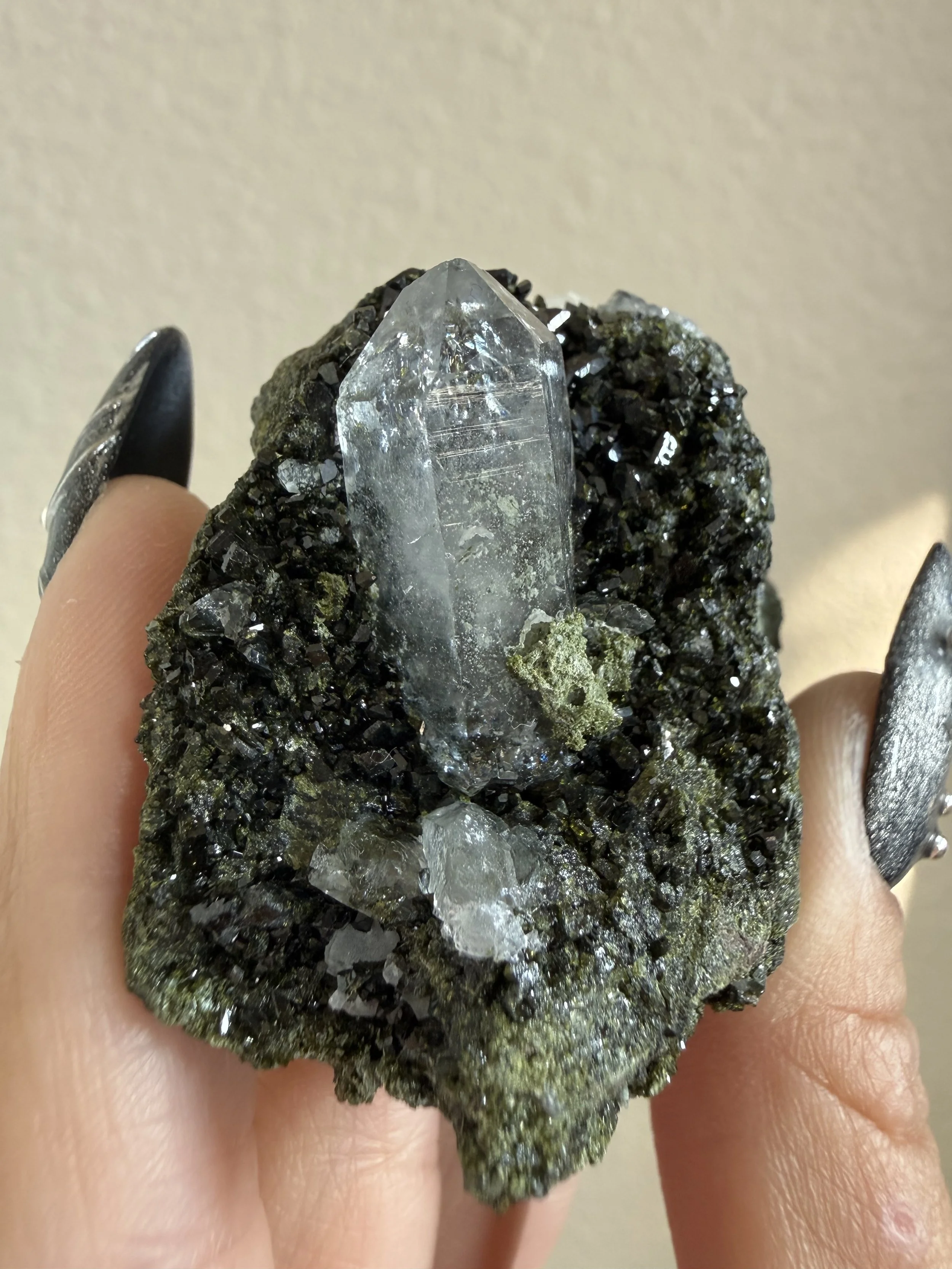 Epidote & Quartz Cluster A