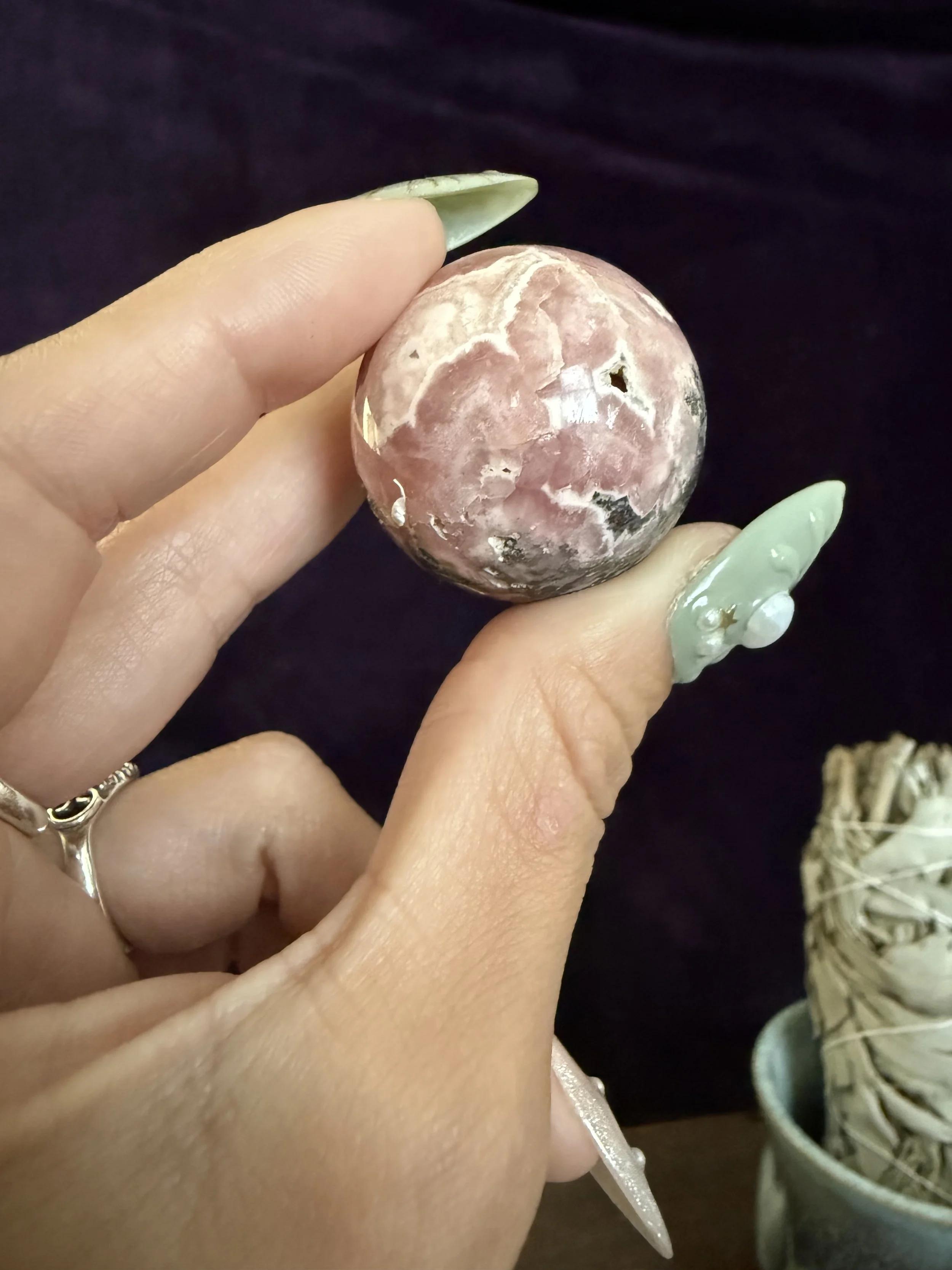 Rhodochrosite Mini Sphere