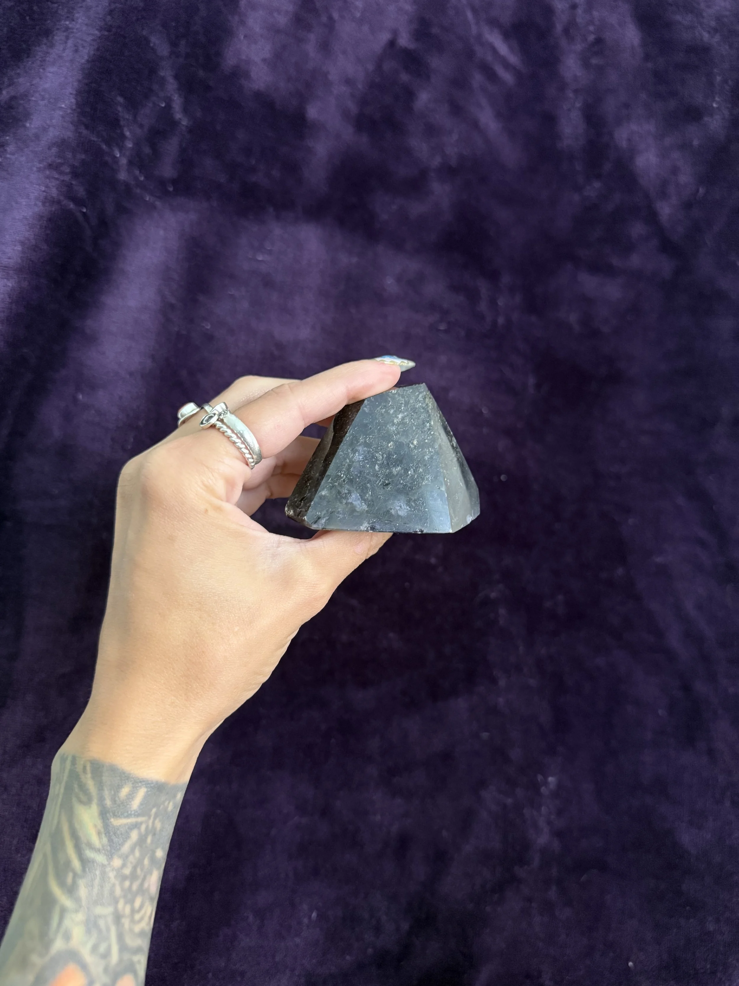 Iolite with Sunstone Shimmer Freeform
