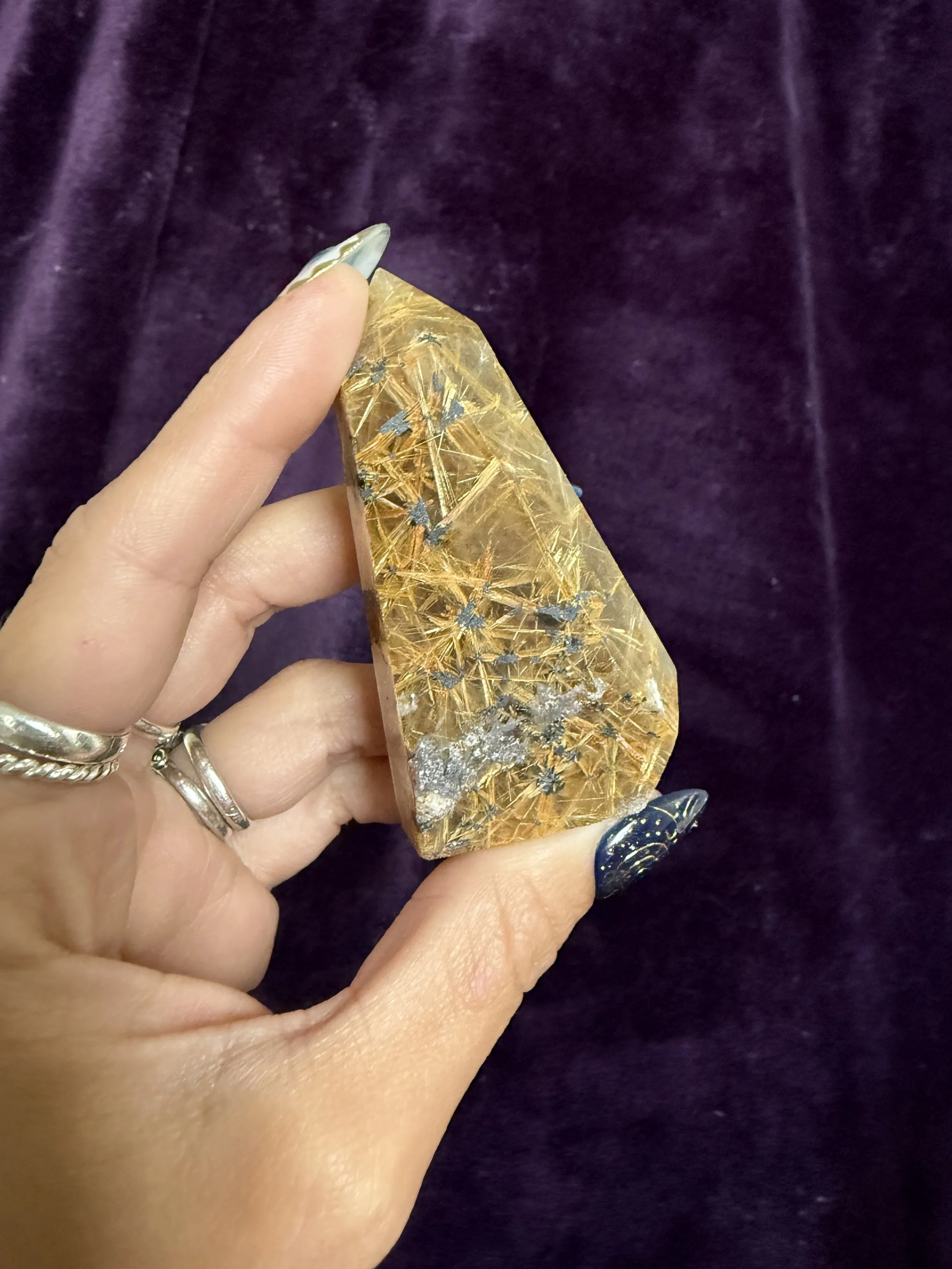 Golden Rutilated Quartz Tower