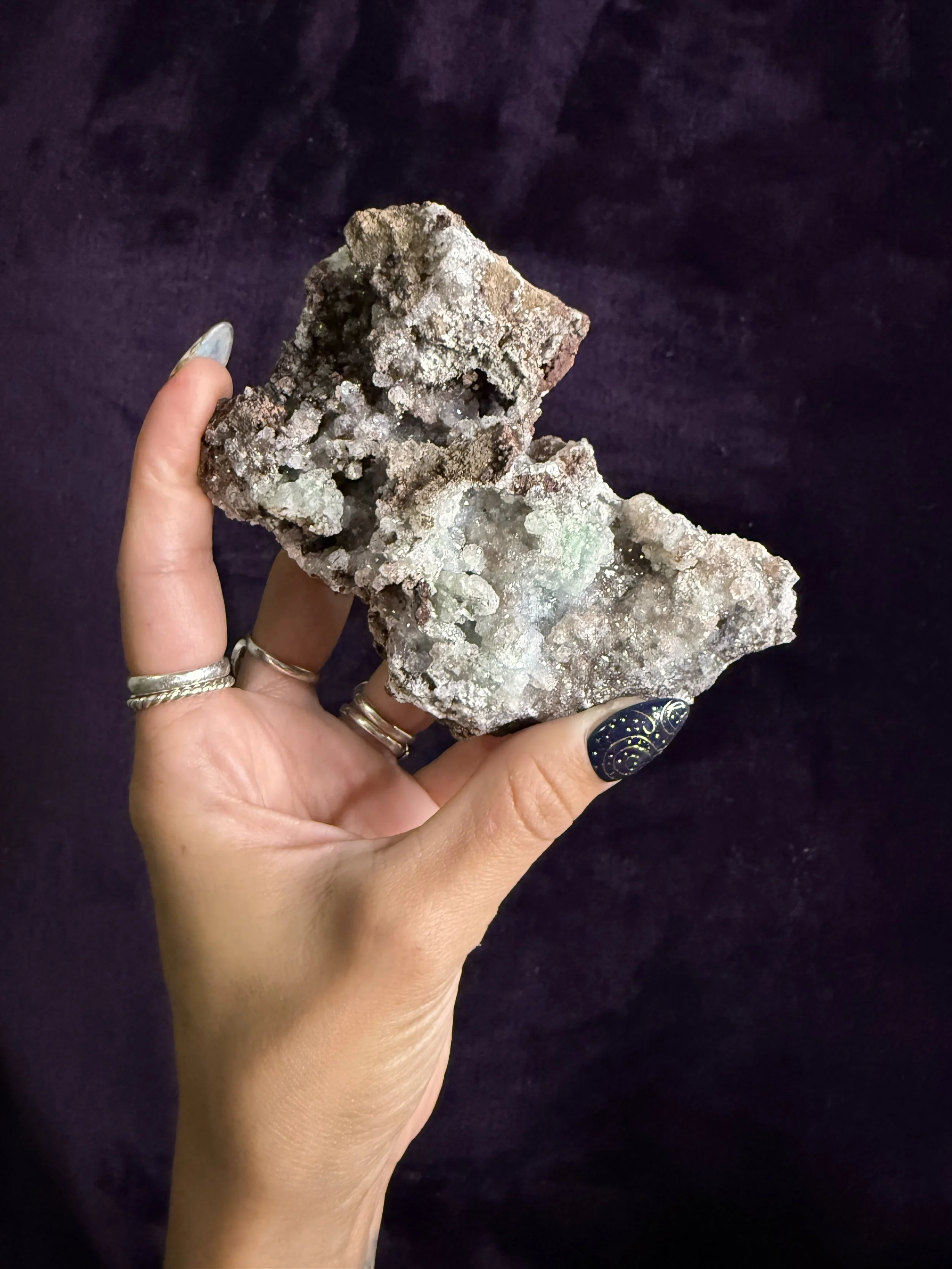 Druzy Chrysocolla Specimen