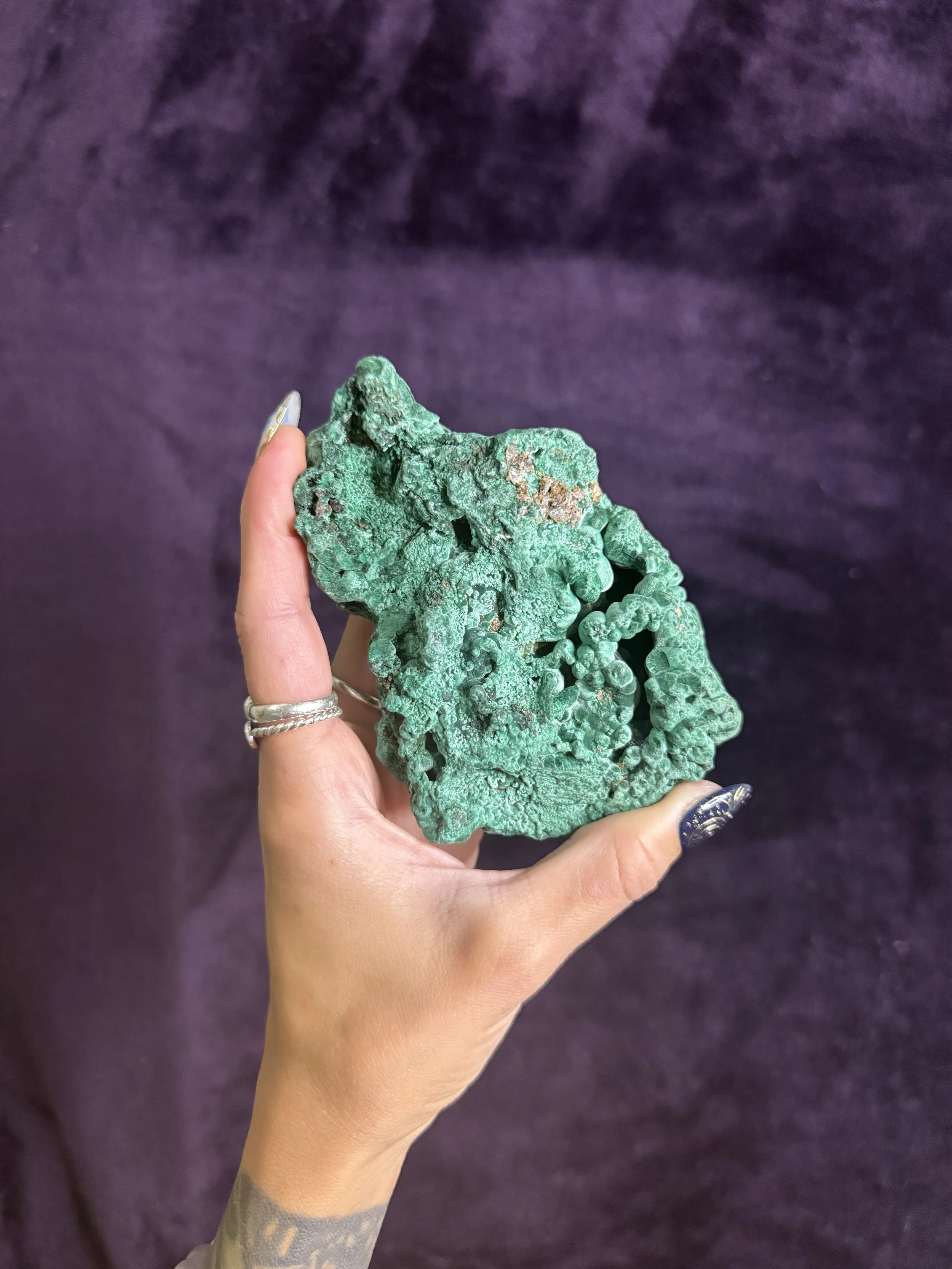 Velvet Malachite Specimen