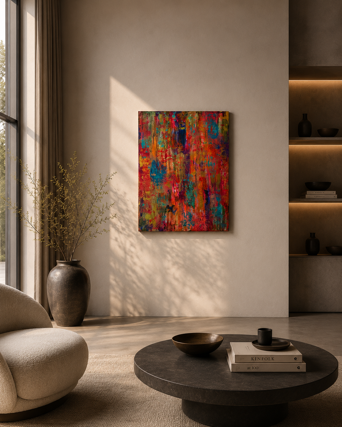 Farbrausch - 60 x 80cm - Acryl auf Leinwand