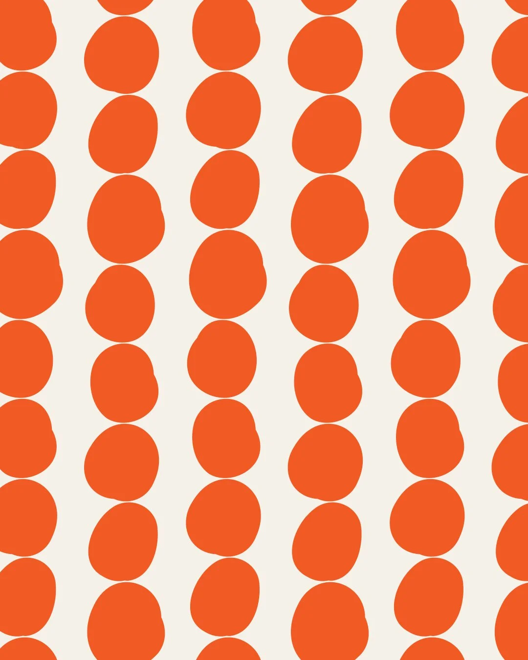 Big Beams Orange on White