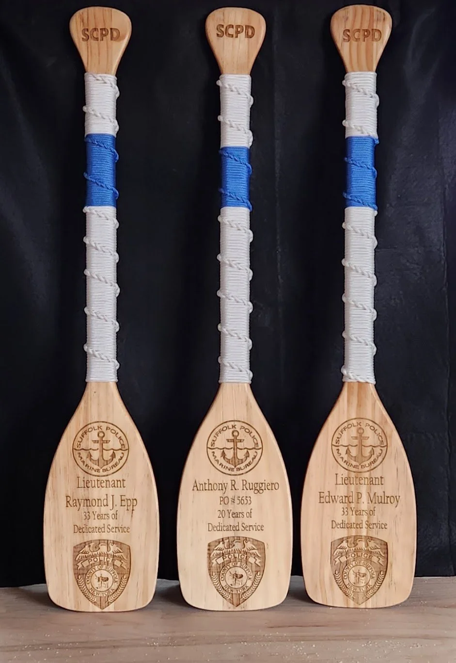 Paddles with or without fancy work