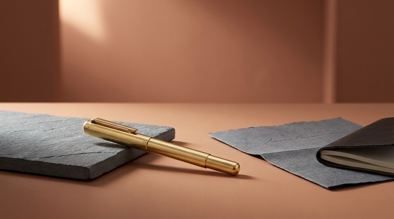 Brass Fountain Pen