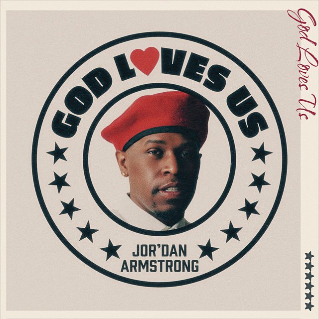 Jor'Dan Armstrong "God Loves Us" single artwork.