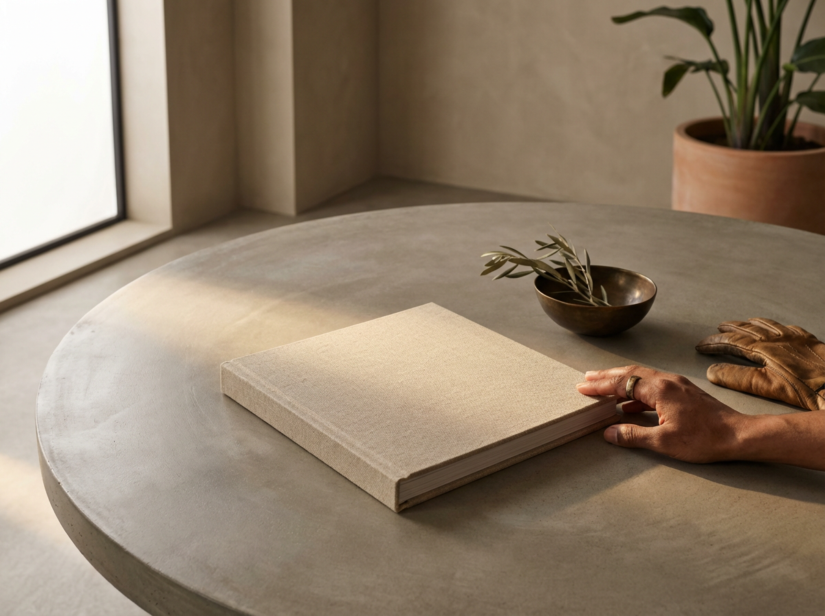 Linen Photo Book
