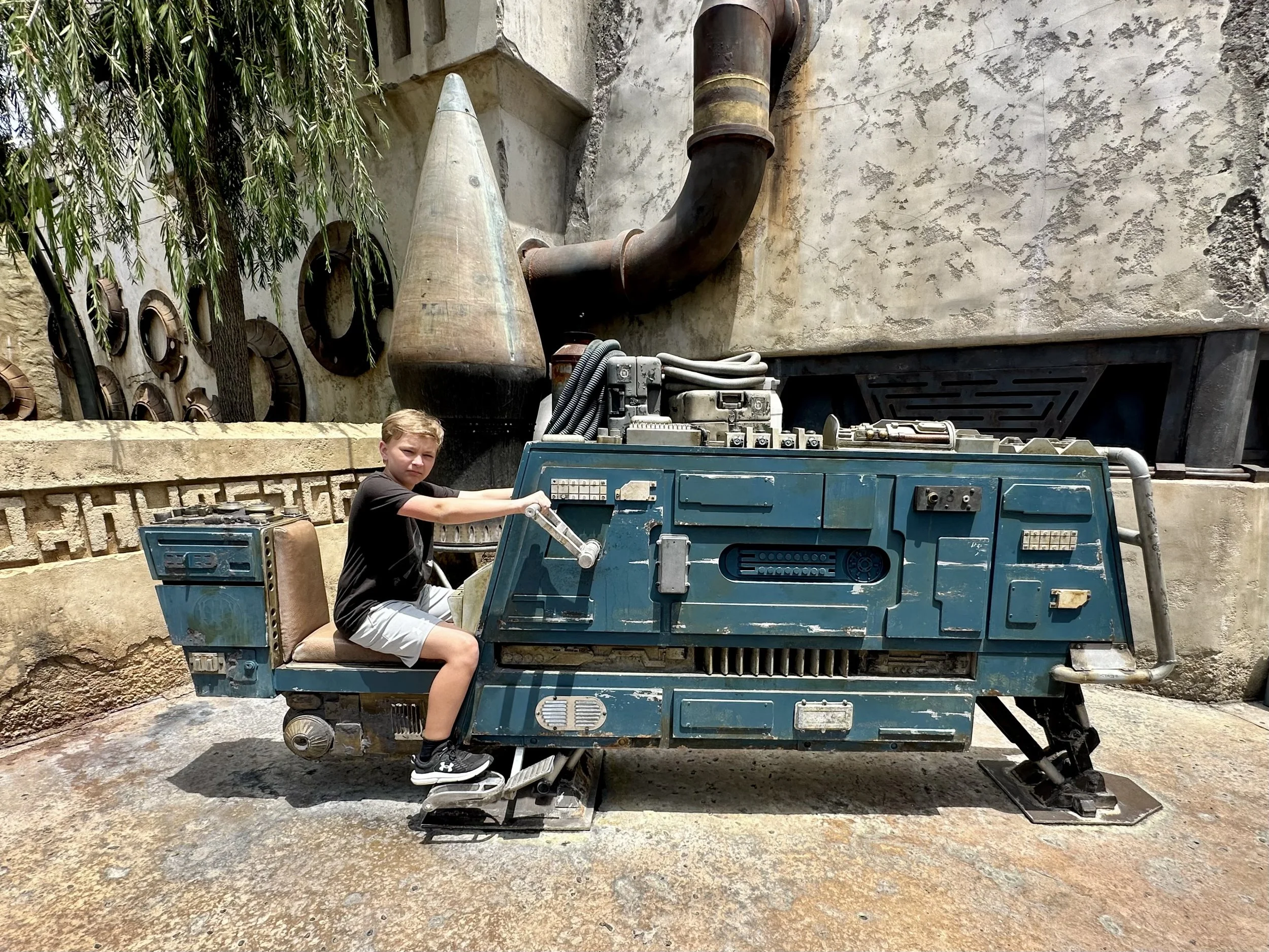 Galaxy's Edge at Disneyland in California.