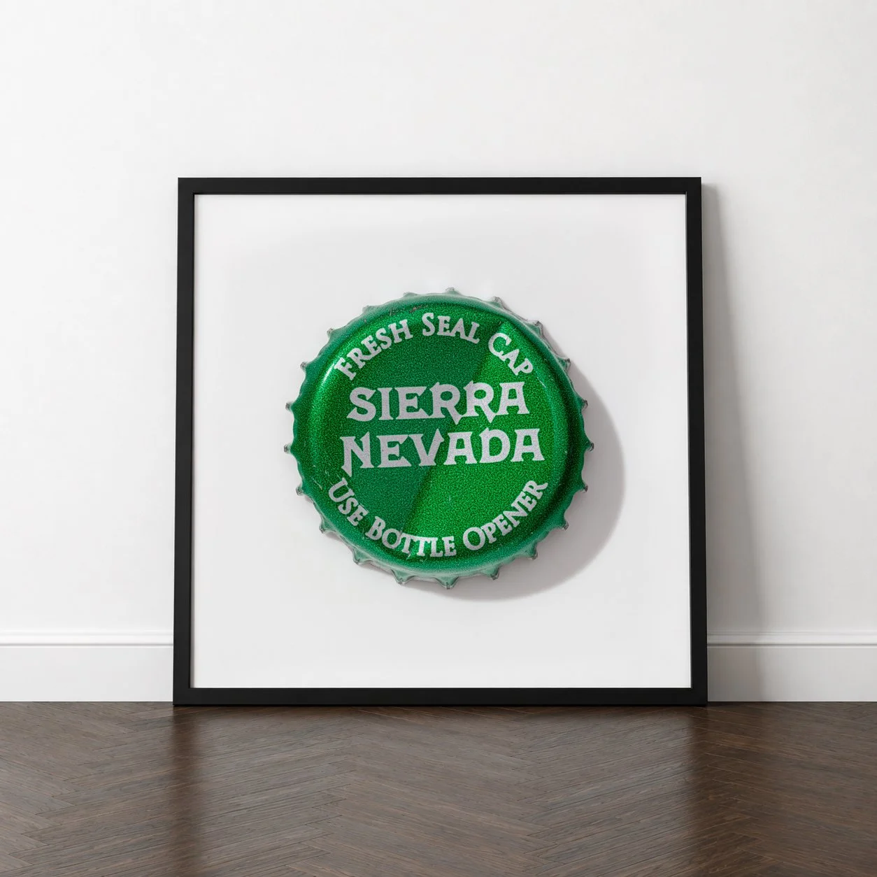 SIERRA NEVADA BOTTLE CAP 20" x 20" PRINT