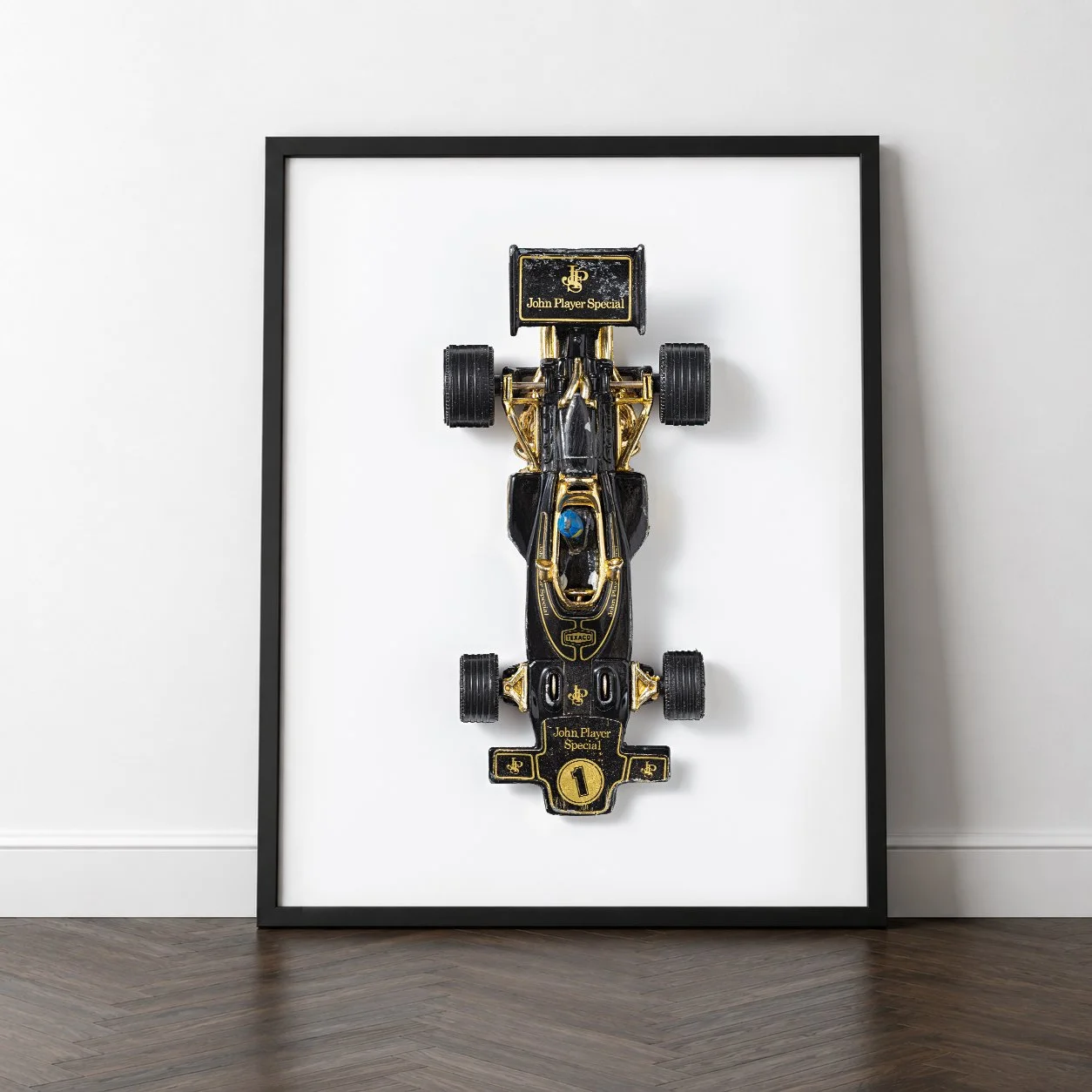 1973 TEAM LOTUS JPS JOHN PLAYER SPECIAL F1 CAR 20" X 30" PRINT