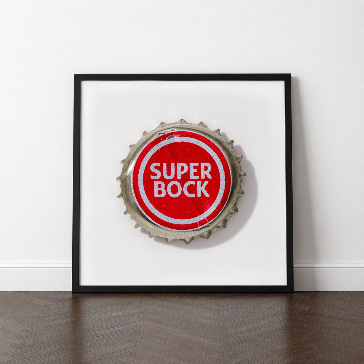 SUPER BOCK BOTTLE CAP 20" x 20"  PRINT