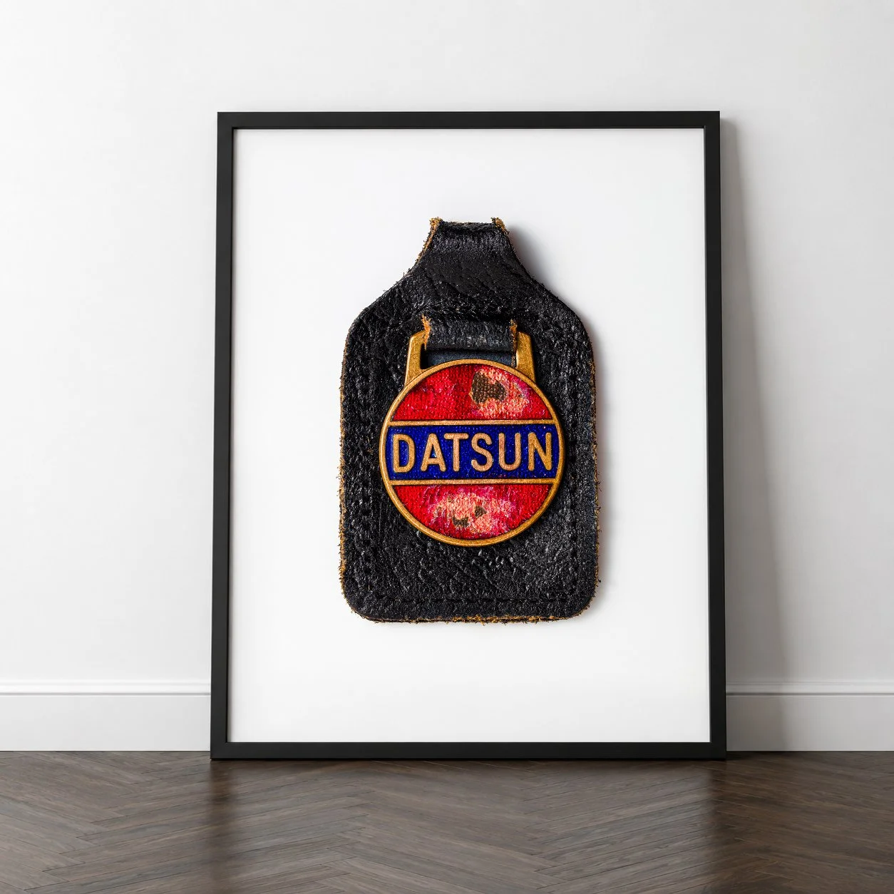 VINTAGE DATSUN CAR KEYRING 24" X 30" PRINT