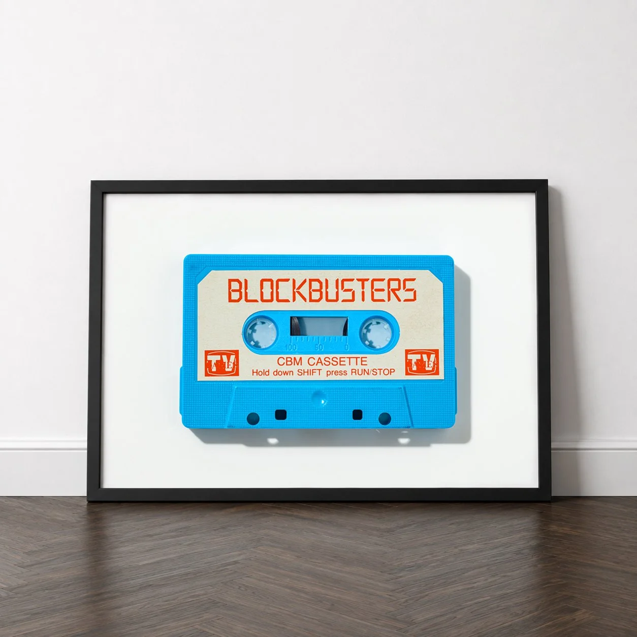 BLOCKBUSTERS CASSETTE VIDEO GAME 20" X 30" PRINT