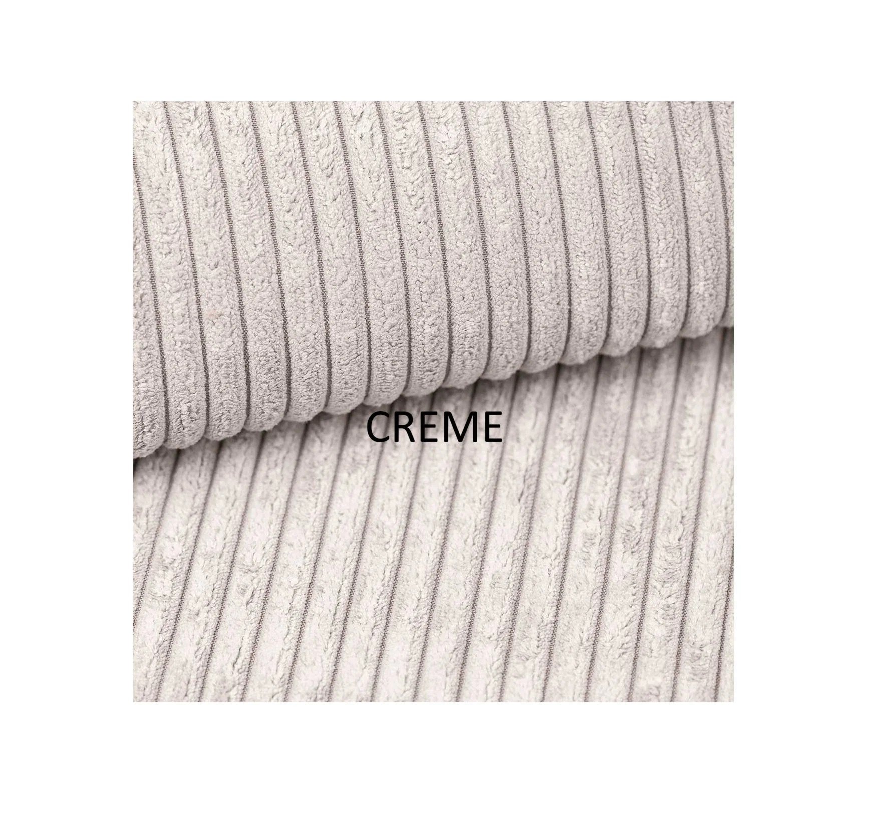 Velvetinis audinys POSO 100, spalva Creme