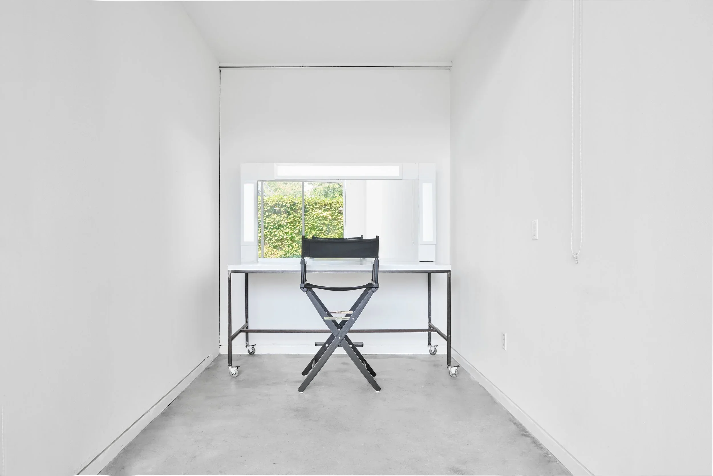 Studio A hair and makeup station