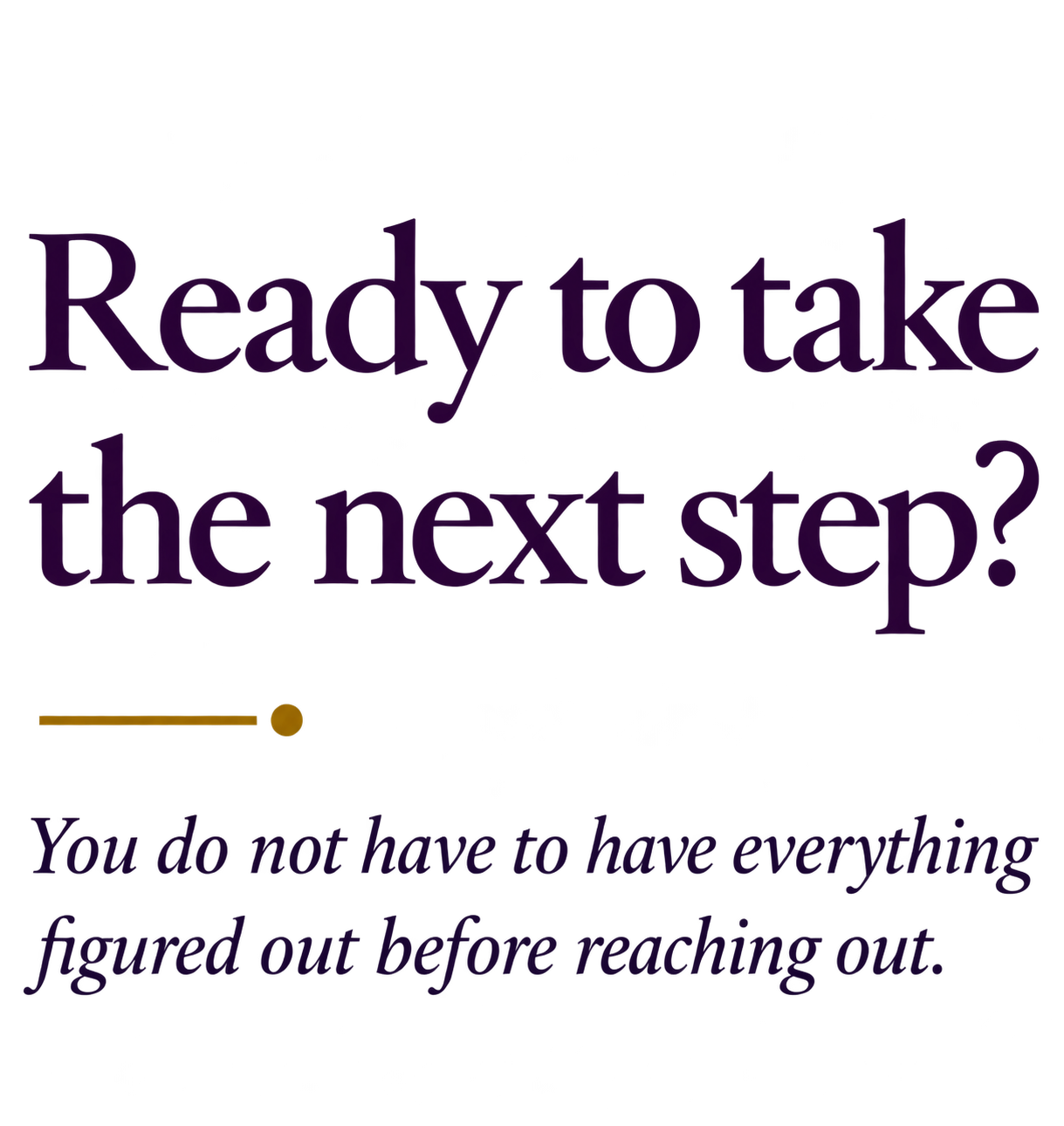 Ready to take the next step. Becoming H.E.R. Wellness Collective