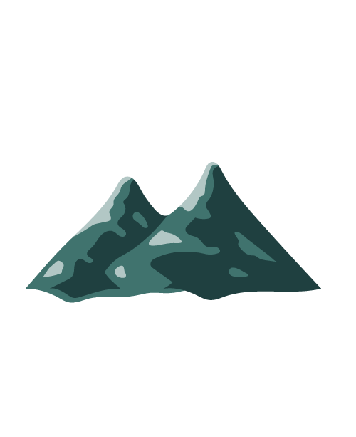 Berg-Symbol für Stärke im Mental Coaching.