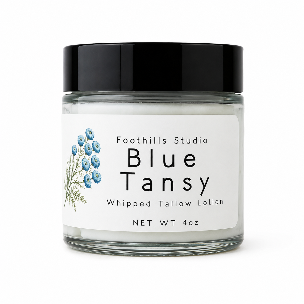 Blue Tansy Whipped Tallow  (4 oz)
