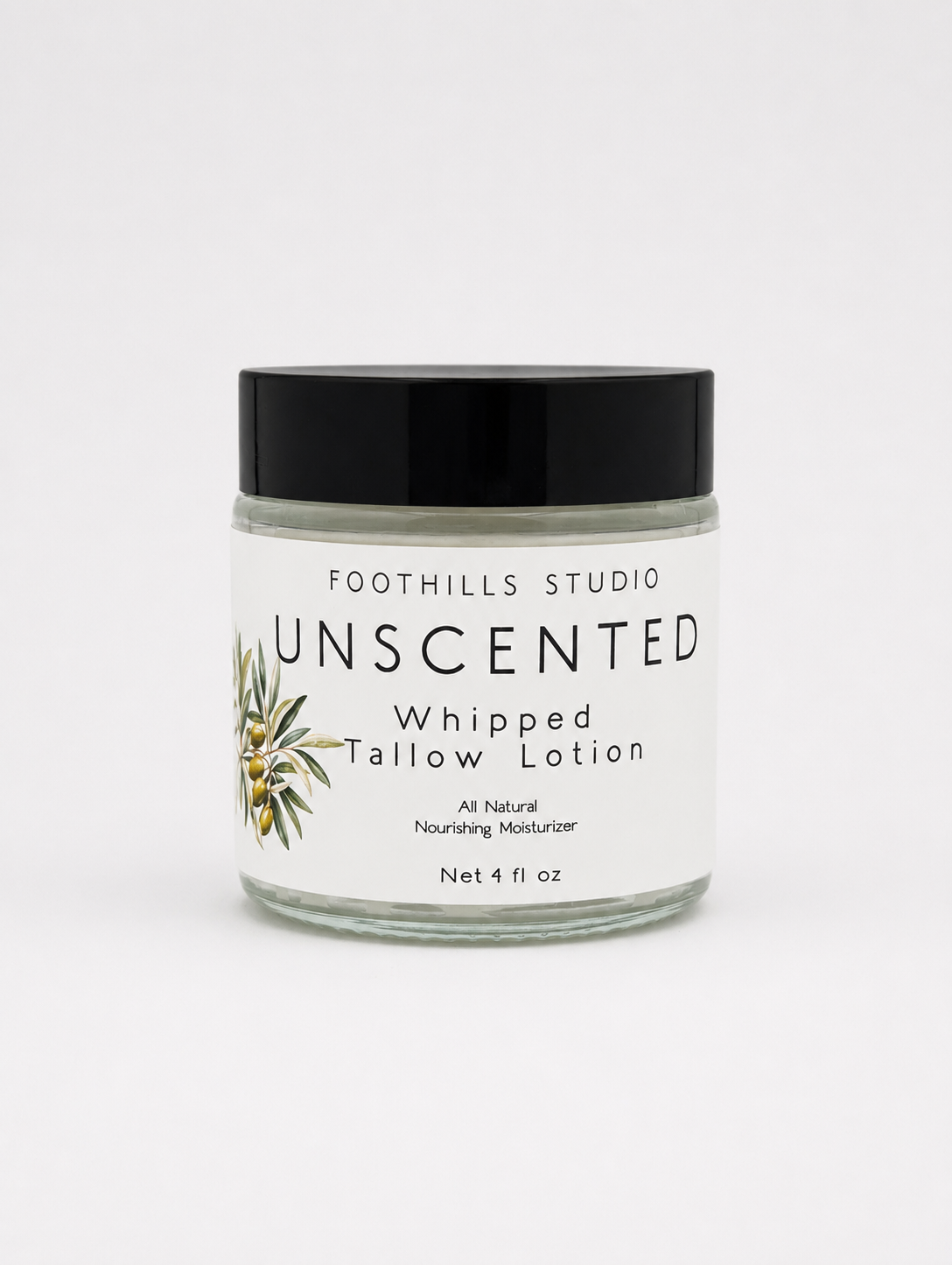 Unscented Whipped Tallow (4 oz)