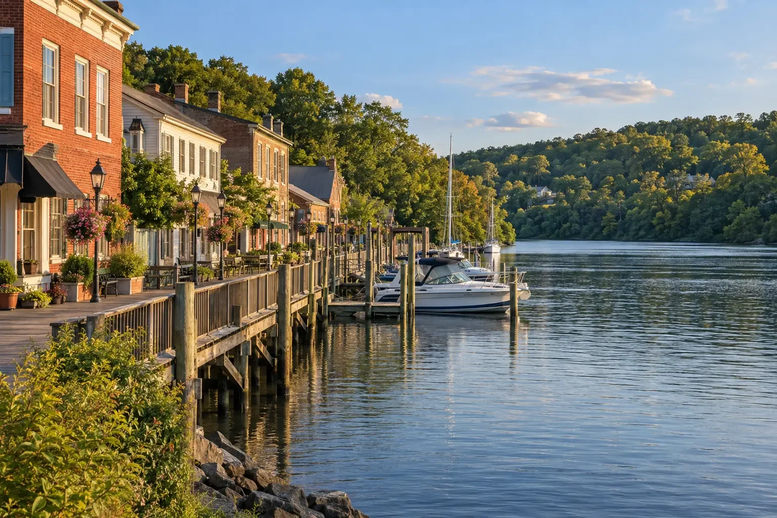 Illustrative Occoquan waterfront in Prince William County, Virginia