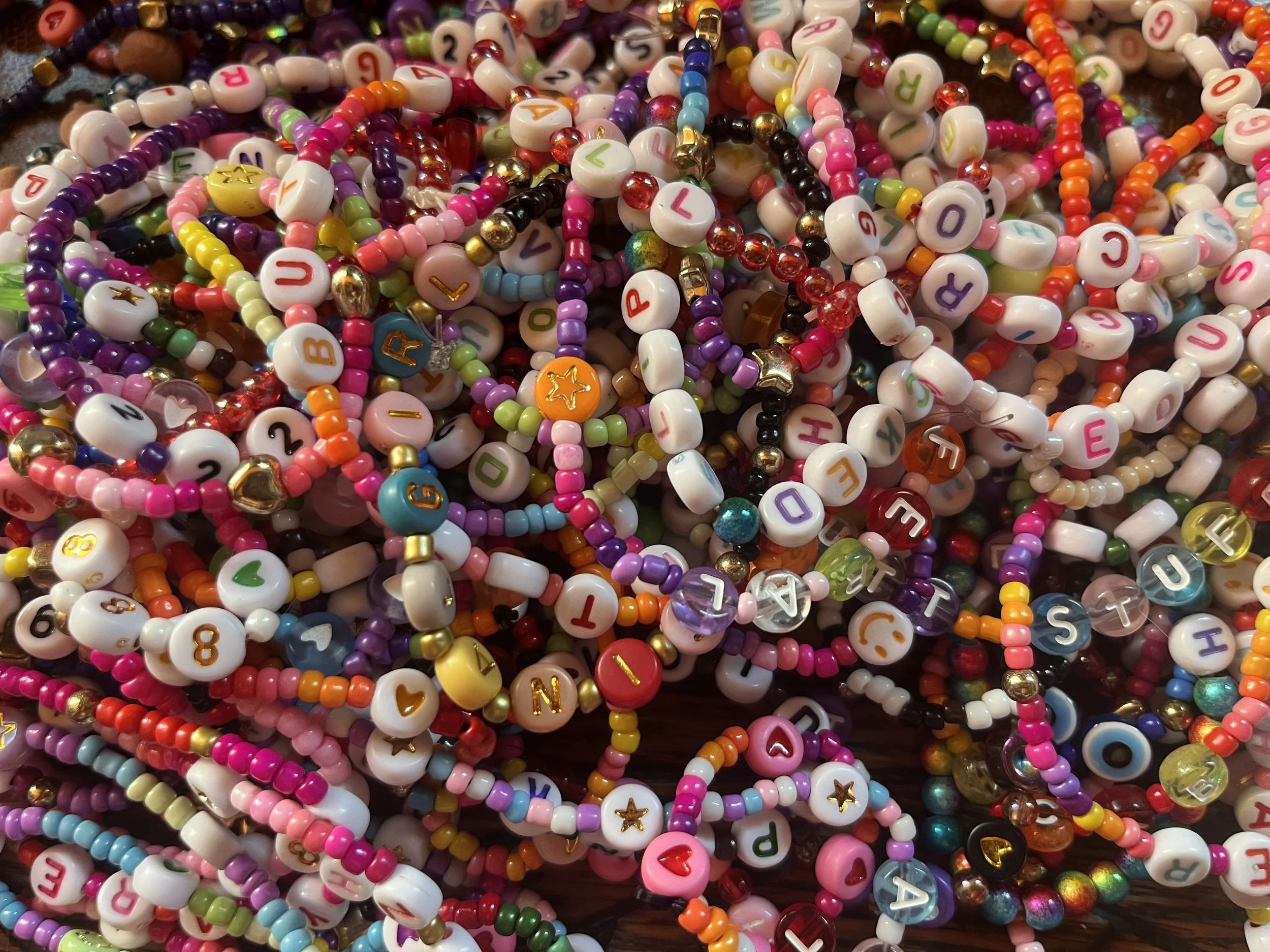 Beaded bracelets now on the Etsy store: £3 each / 2 for £5