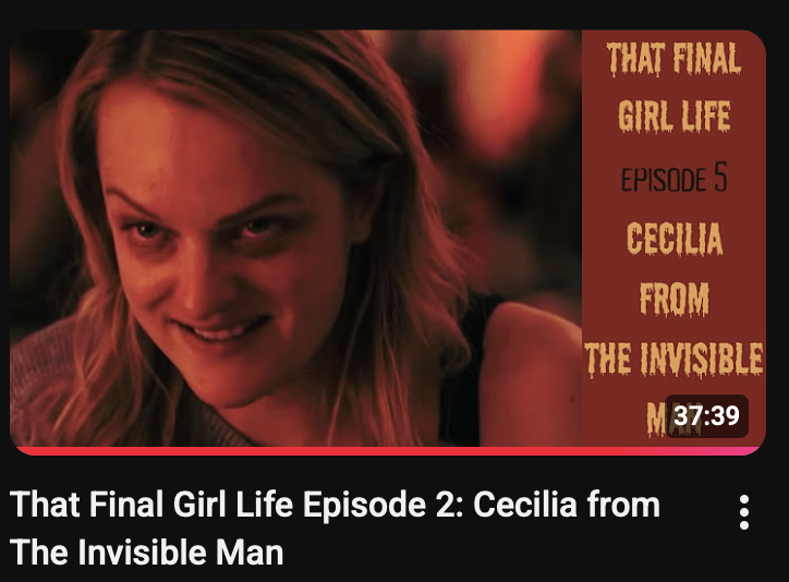 That Final Girl Life is now on YouTube!