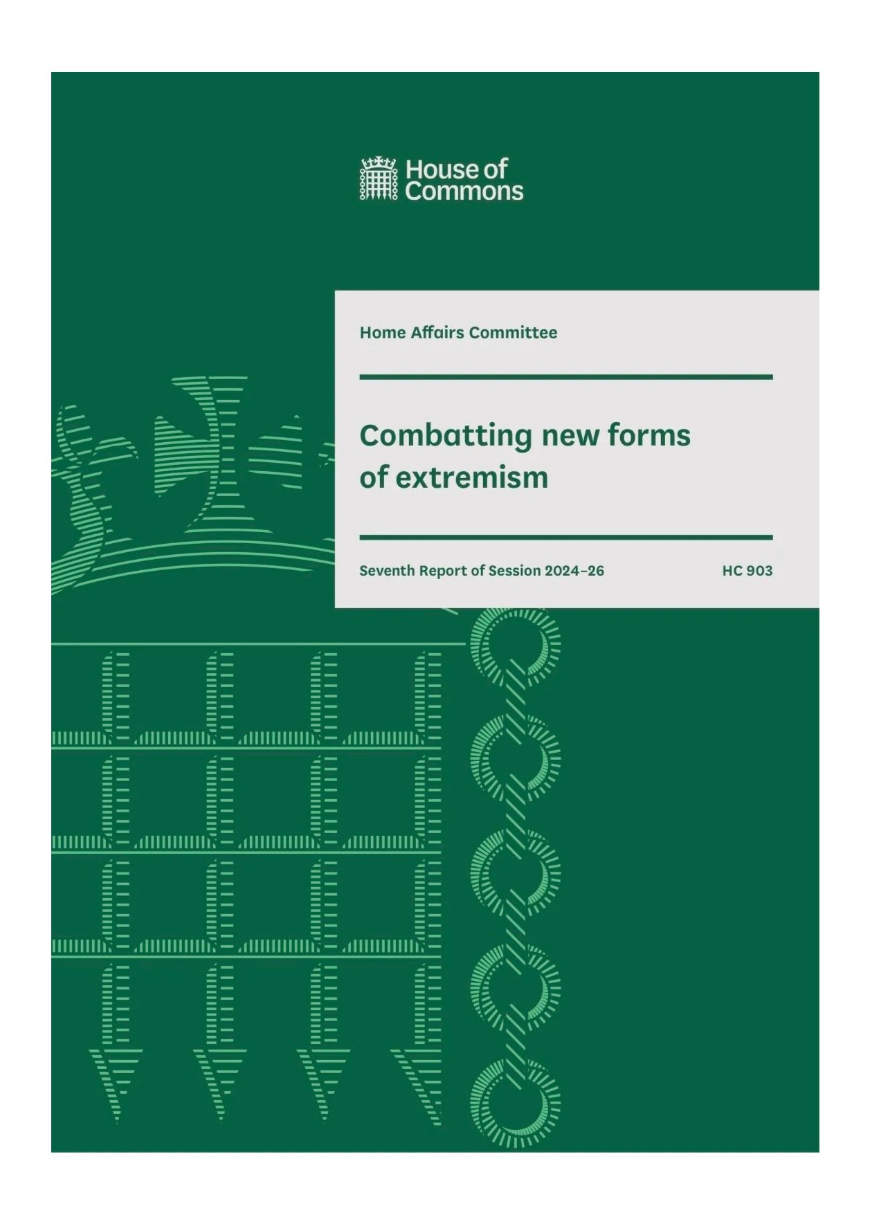 U.K House of Commons Home Affairs Committee Inquiry report into Combatting New Forms of Extremism, 2025. My work on the 'Ideological Pick n Mix' featured as Expert Evidence. 