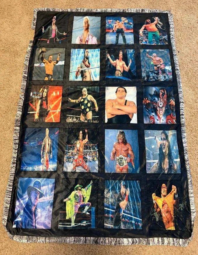 Legendary Wrestling Soft Flannel Throw Blanket