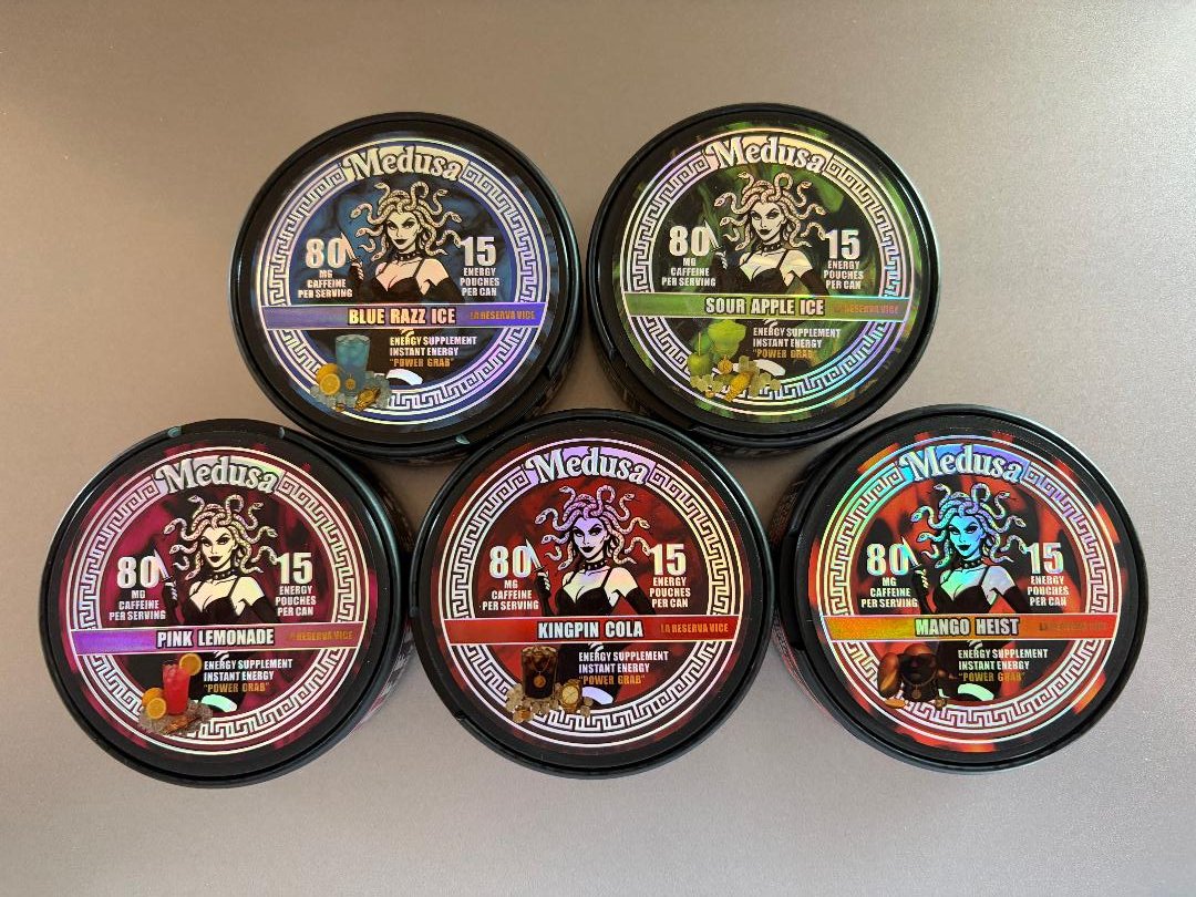 Medusa Caffeine/Energy Pouches