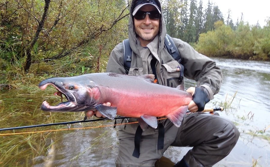 Me with Big Situk River Buck.JPG