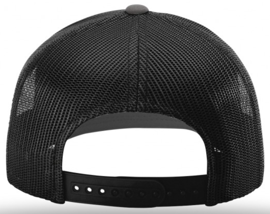 Richardson Trucker Hat (Back)_Charcoal:Black.png