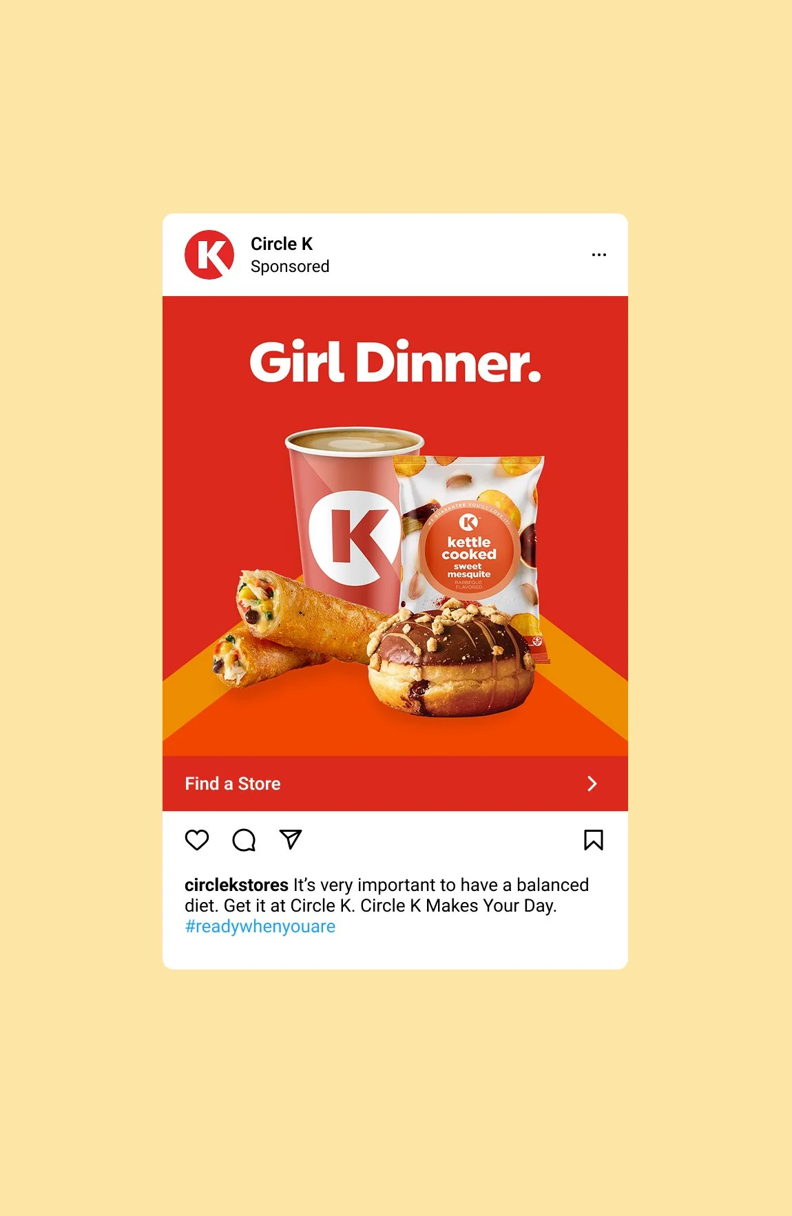 Circle K social post