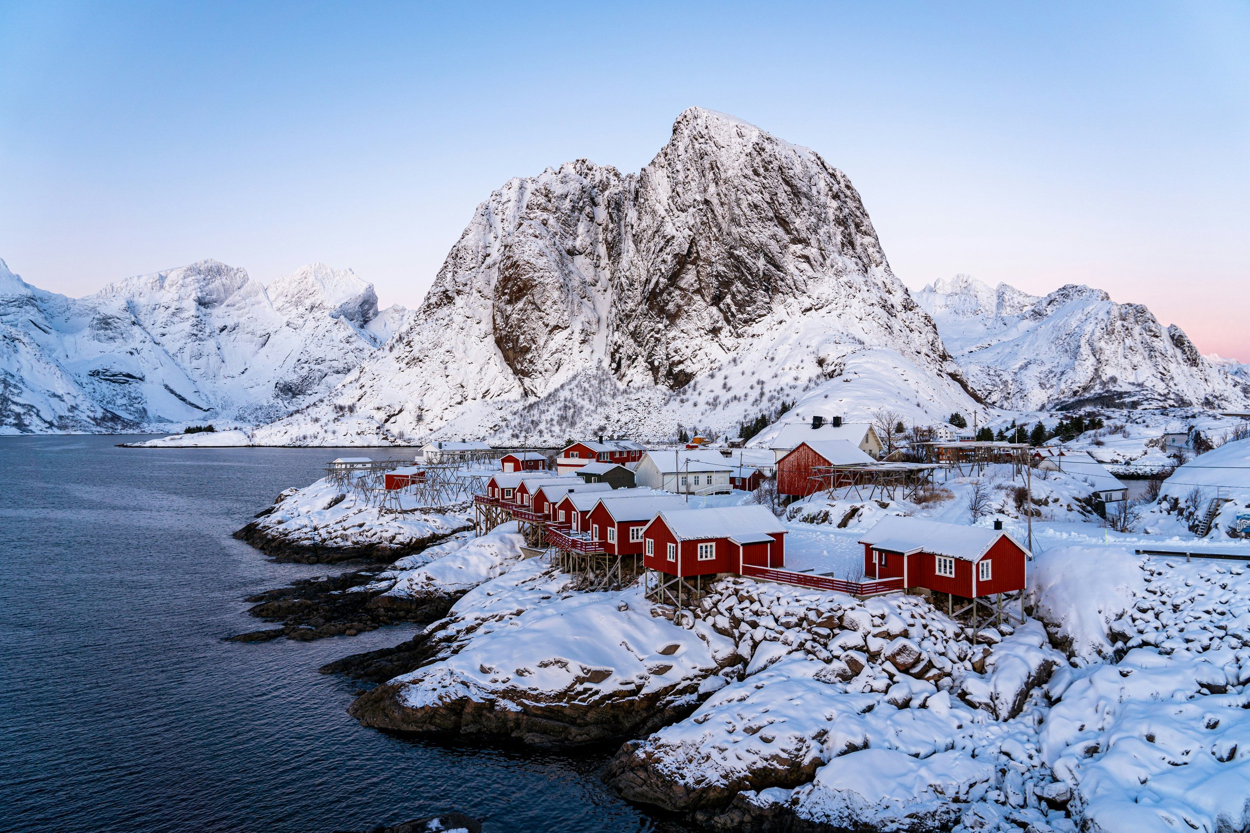 Nearby Lofoten Islands from Vesteralen, Northern Norway, cozy Arctic cabin retreat Ringstad Sjohus.