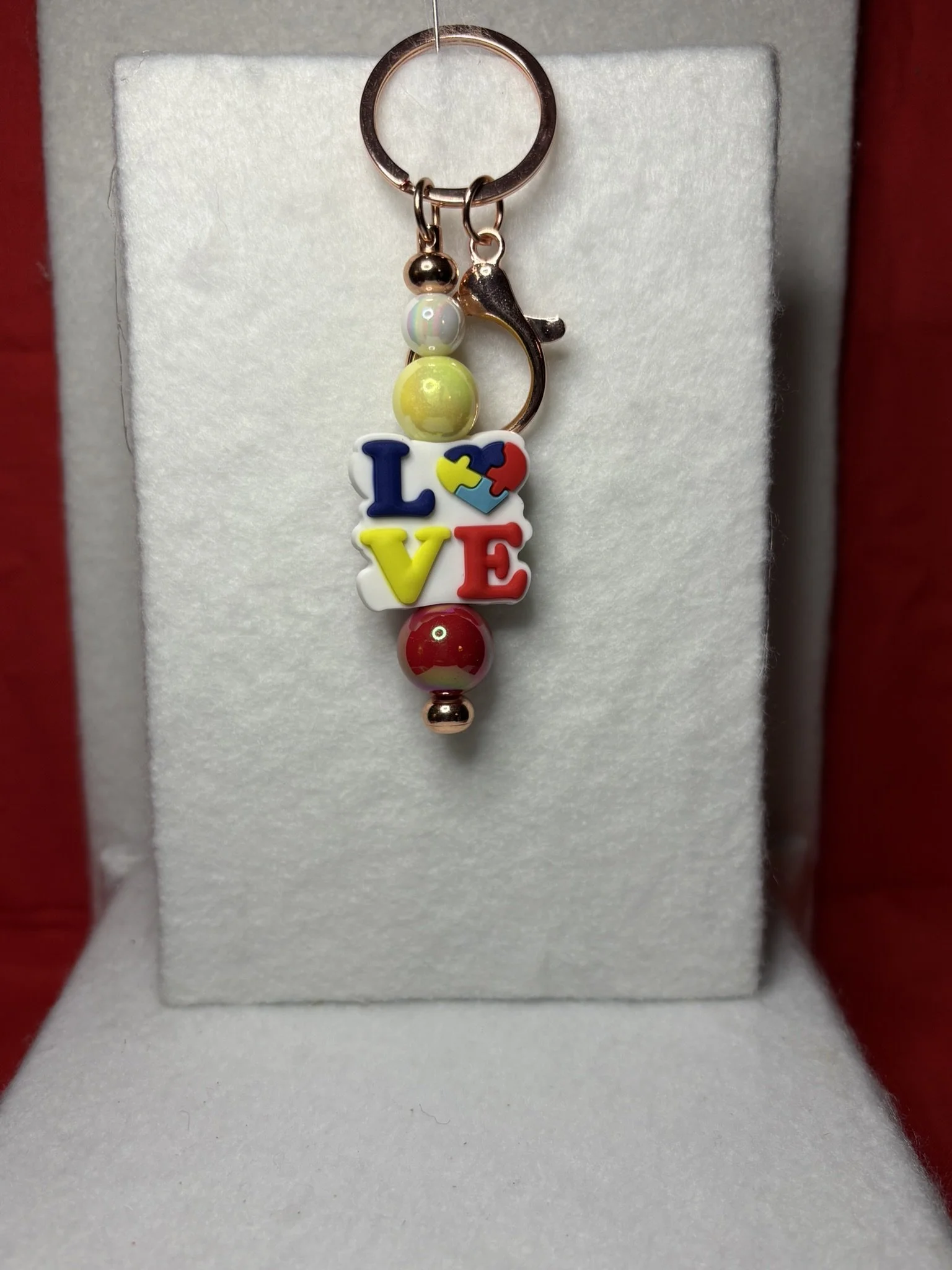 Love & Inclusion Puzzle Keychain