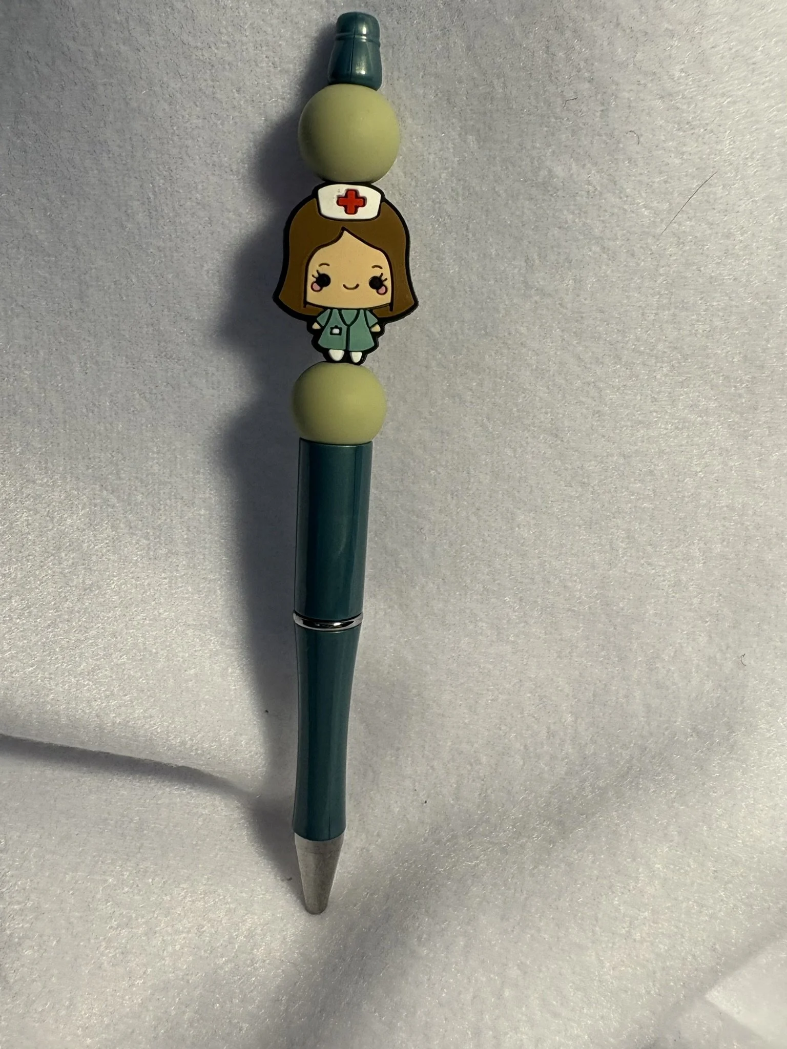 Healing Heart Sage Green Nurse Pen