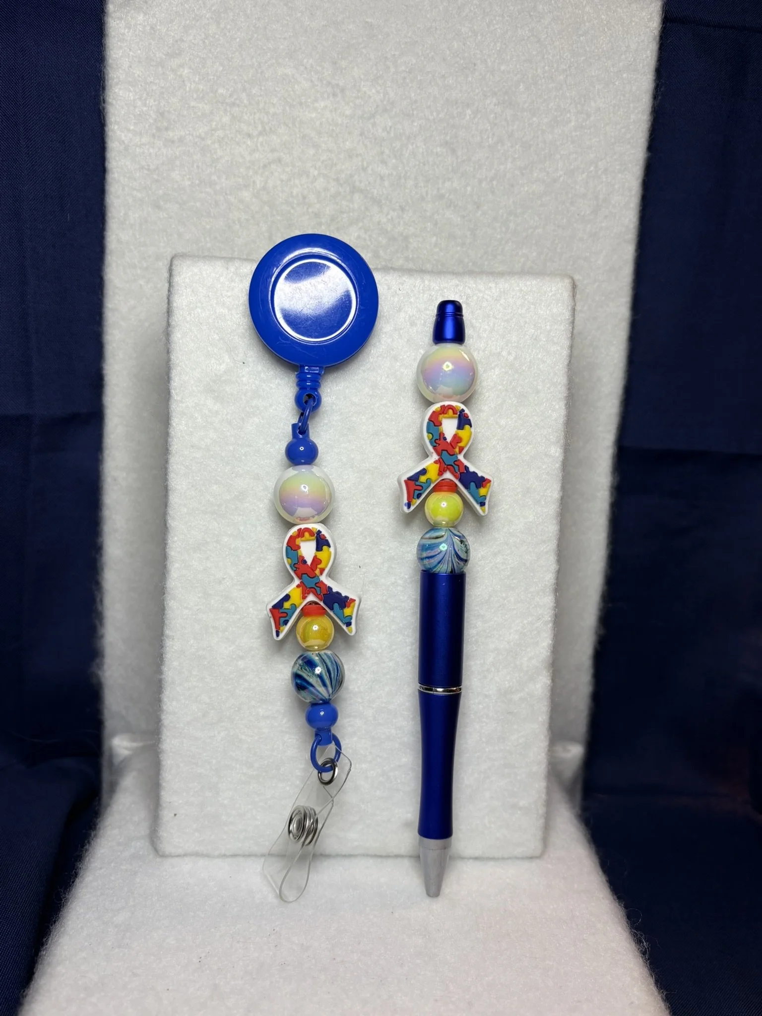 Embrace Diversity Ribbon Badge Reel and Pen Set